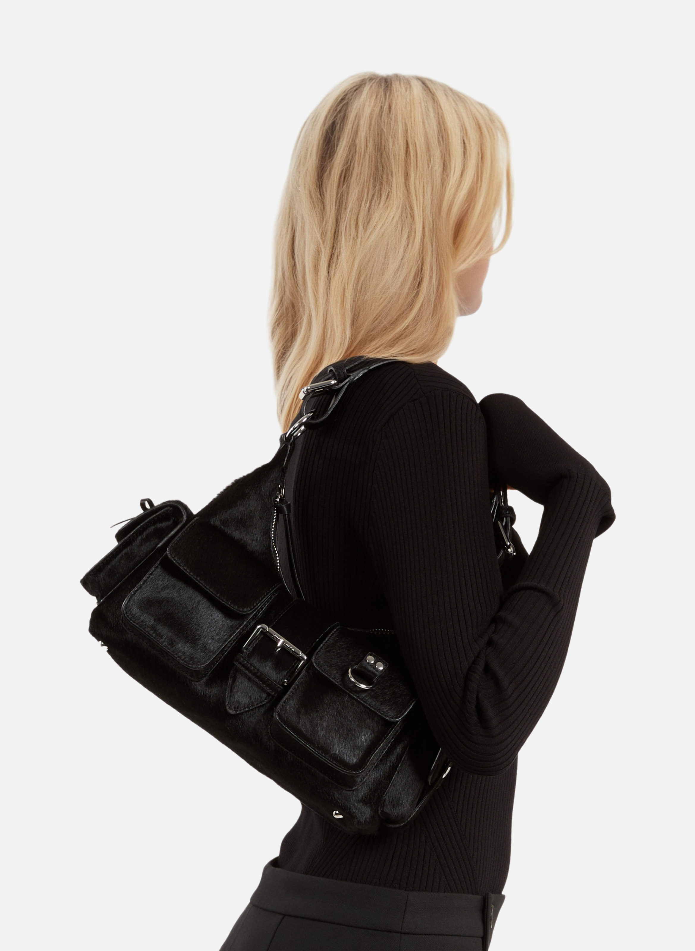 Amelia pony effect bag THE KOOPLES Black