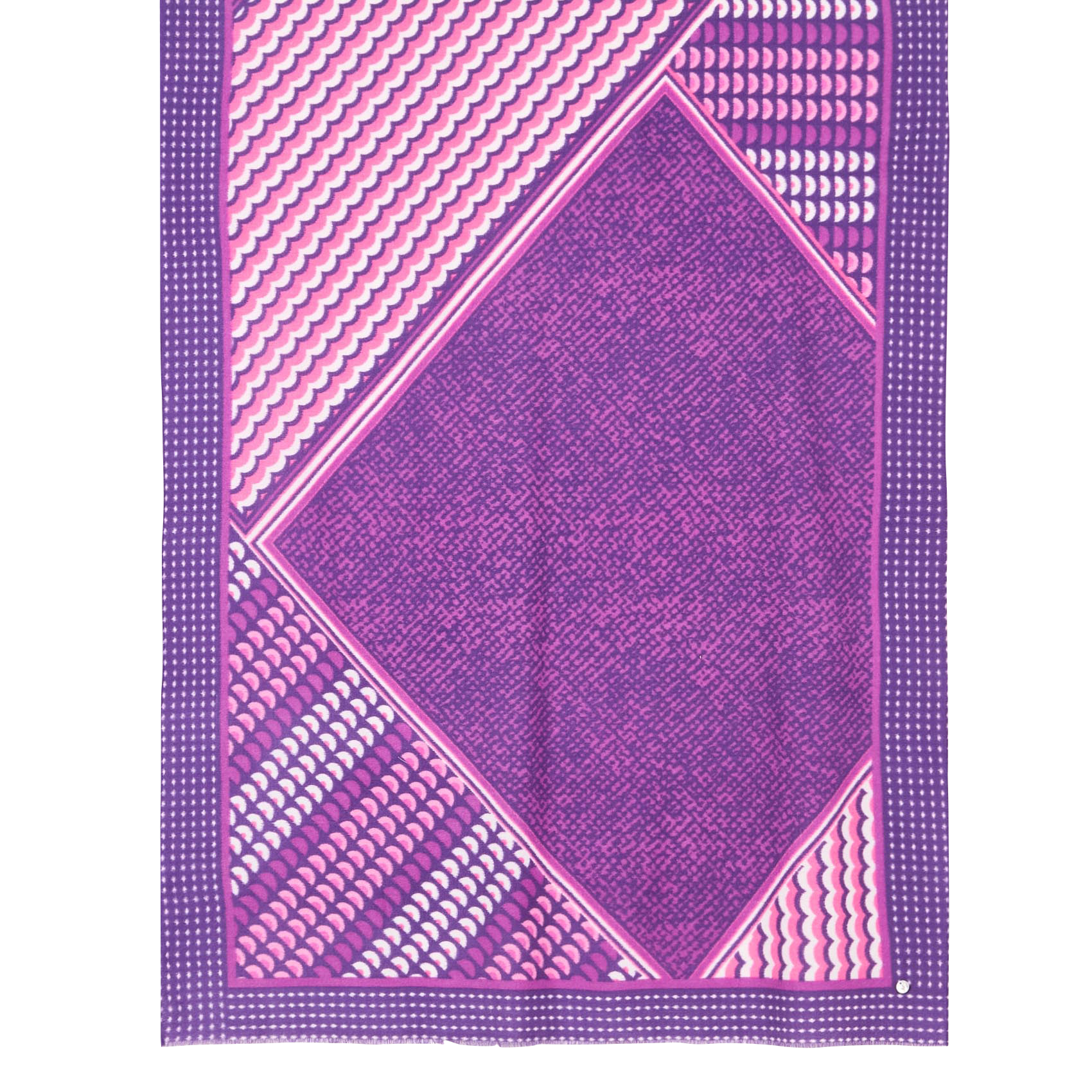 Printed scarf ONE STEP Purple