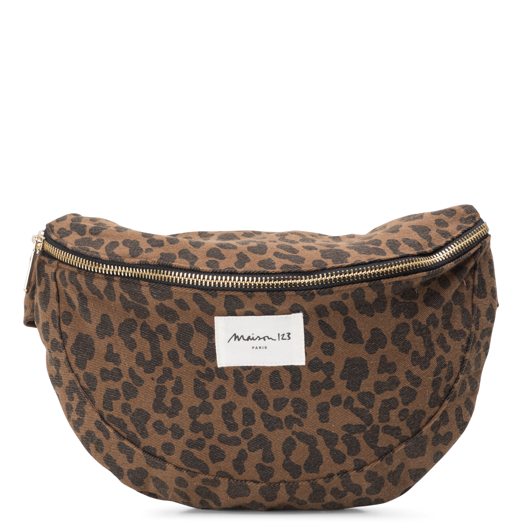 Sac banane en coton mélangé Gelina Noir Maison 123 Femme 6555025