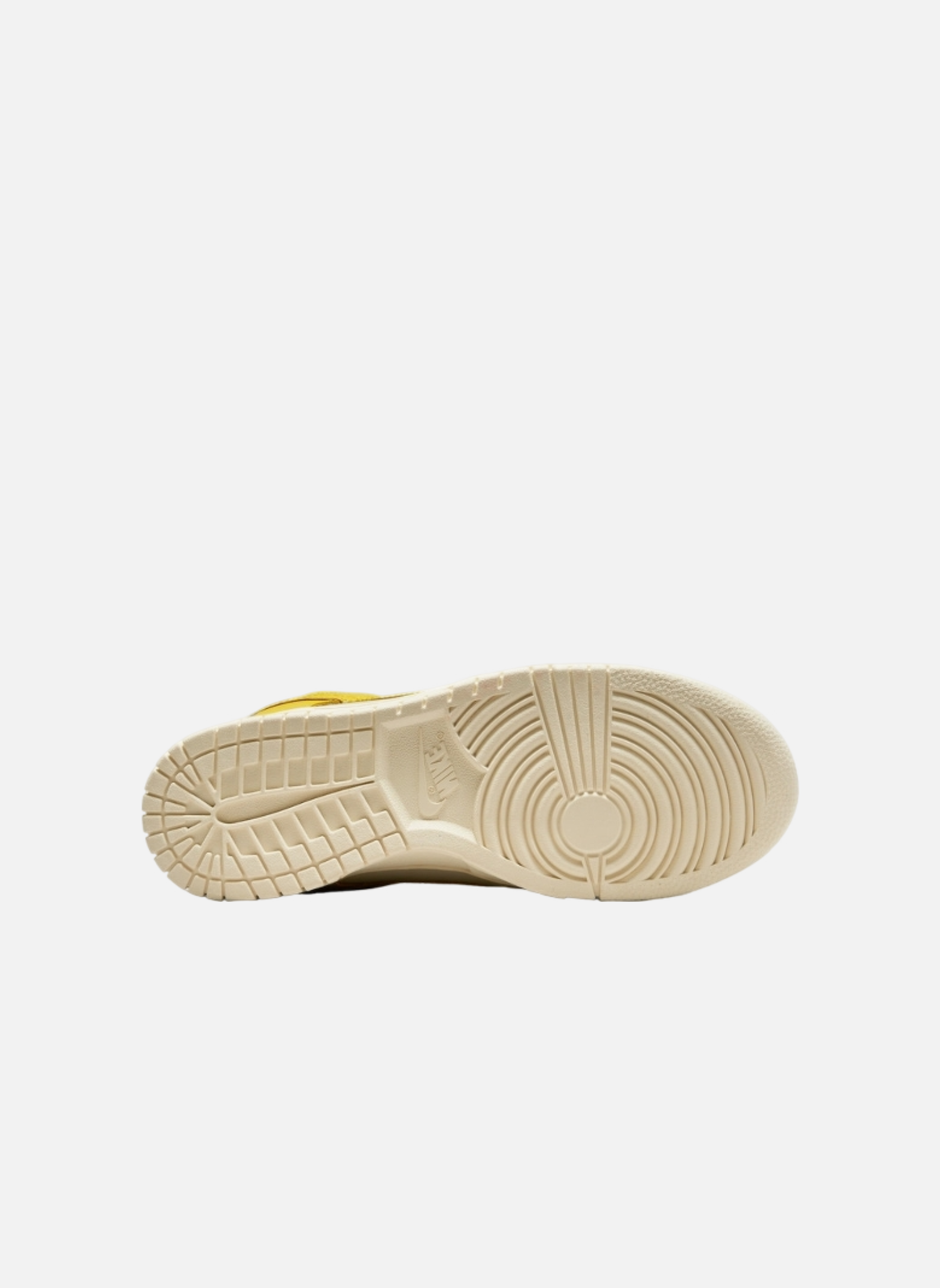 Leather low-top sneakers NIKE Beige