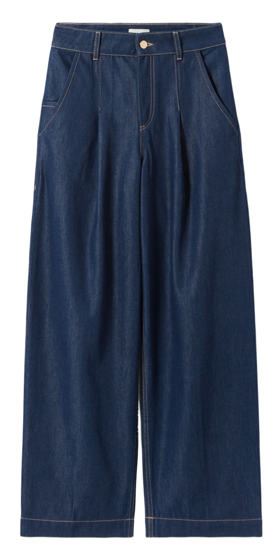 Jean large en coton mélangé CLAUDIE PIERLOT Bleu