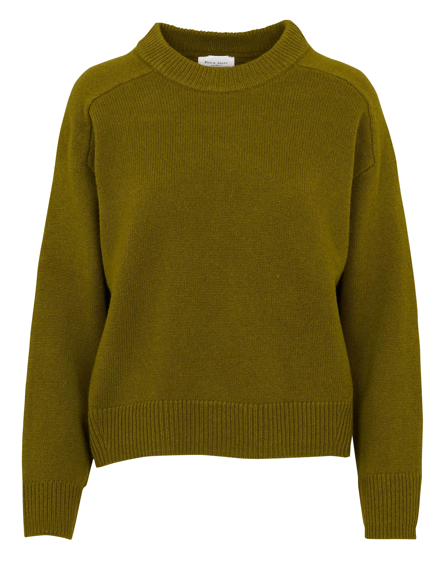 Straight-cut wool sweater BELLA JONES Green