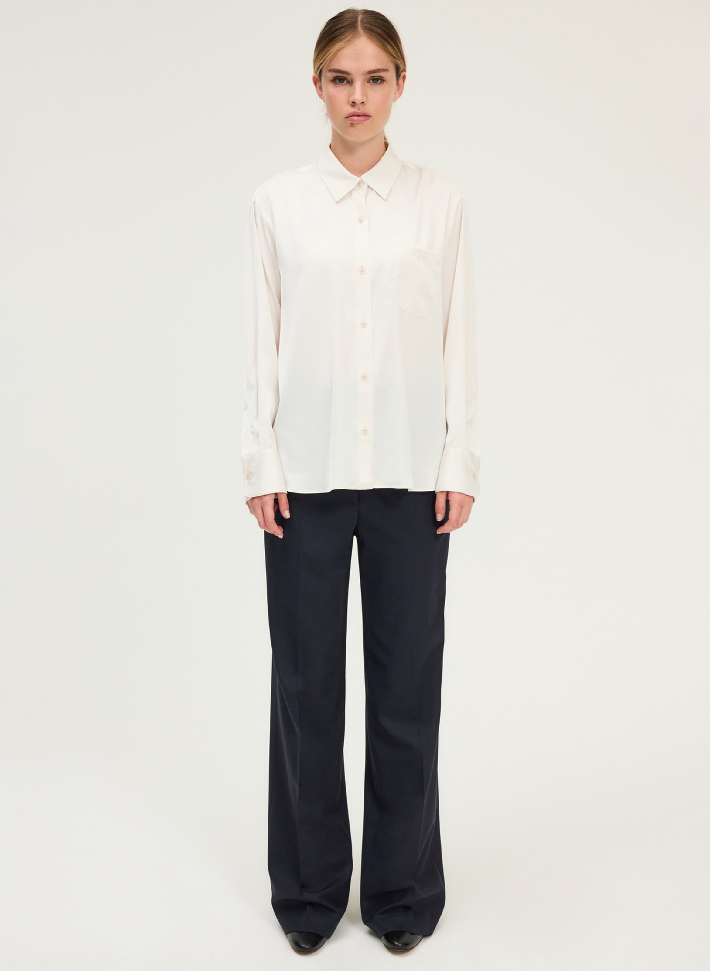 Shirt with classic collar - PABLO Beige