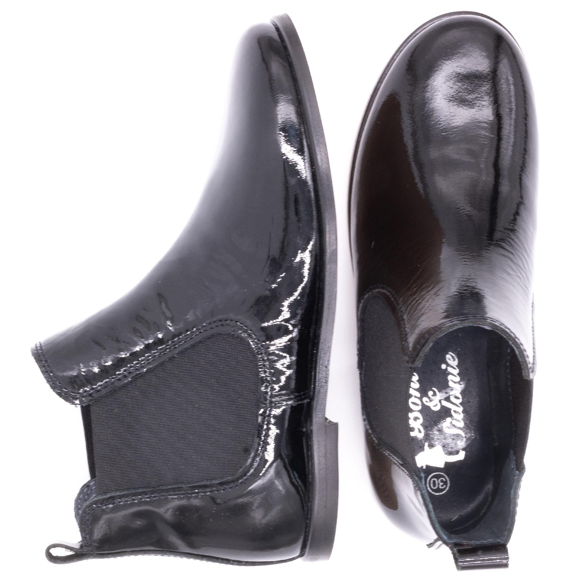 Black patent ankle boots Boni & Sidonie Black