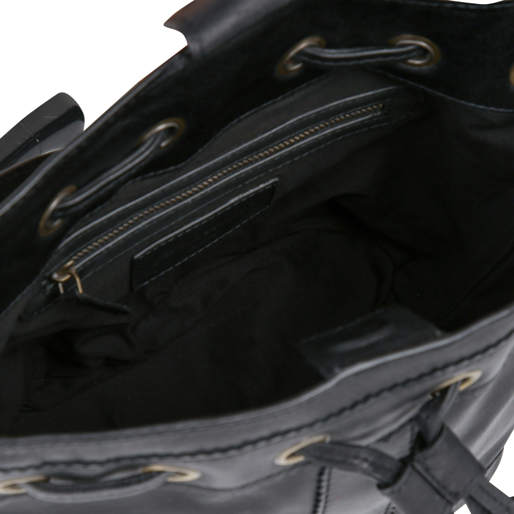 Sac seau en cuir MAISON 123 Noir