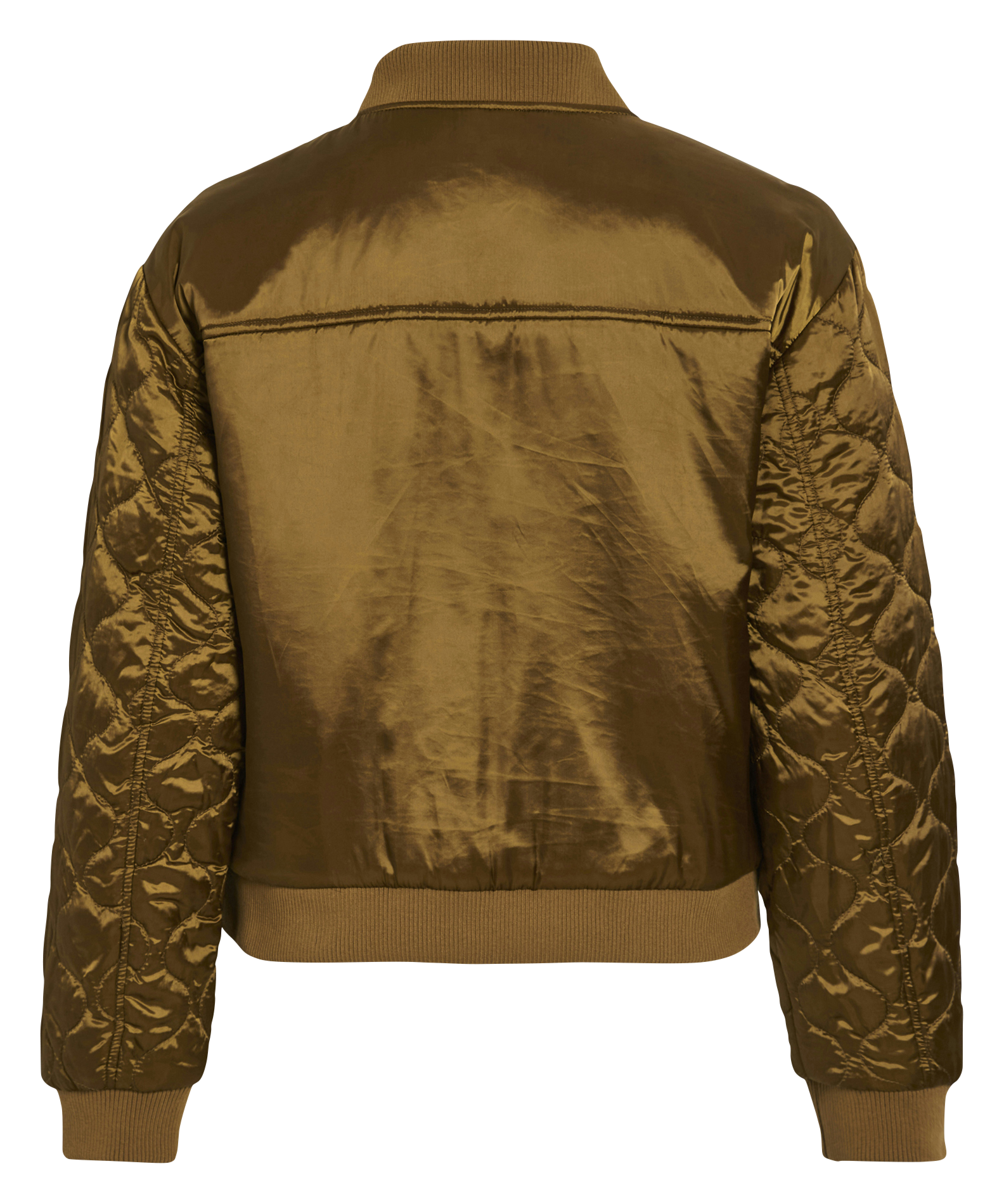 Blouson droit boutonné uni  VILA Marron