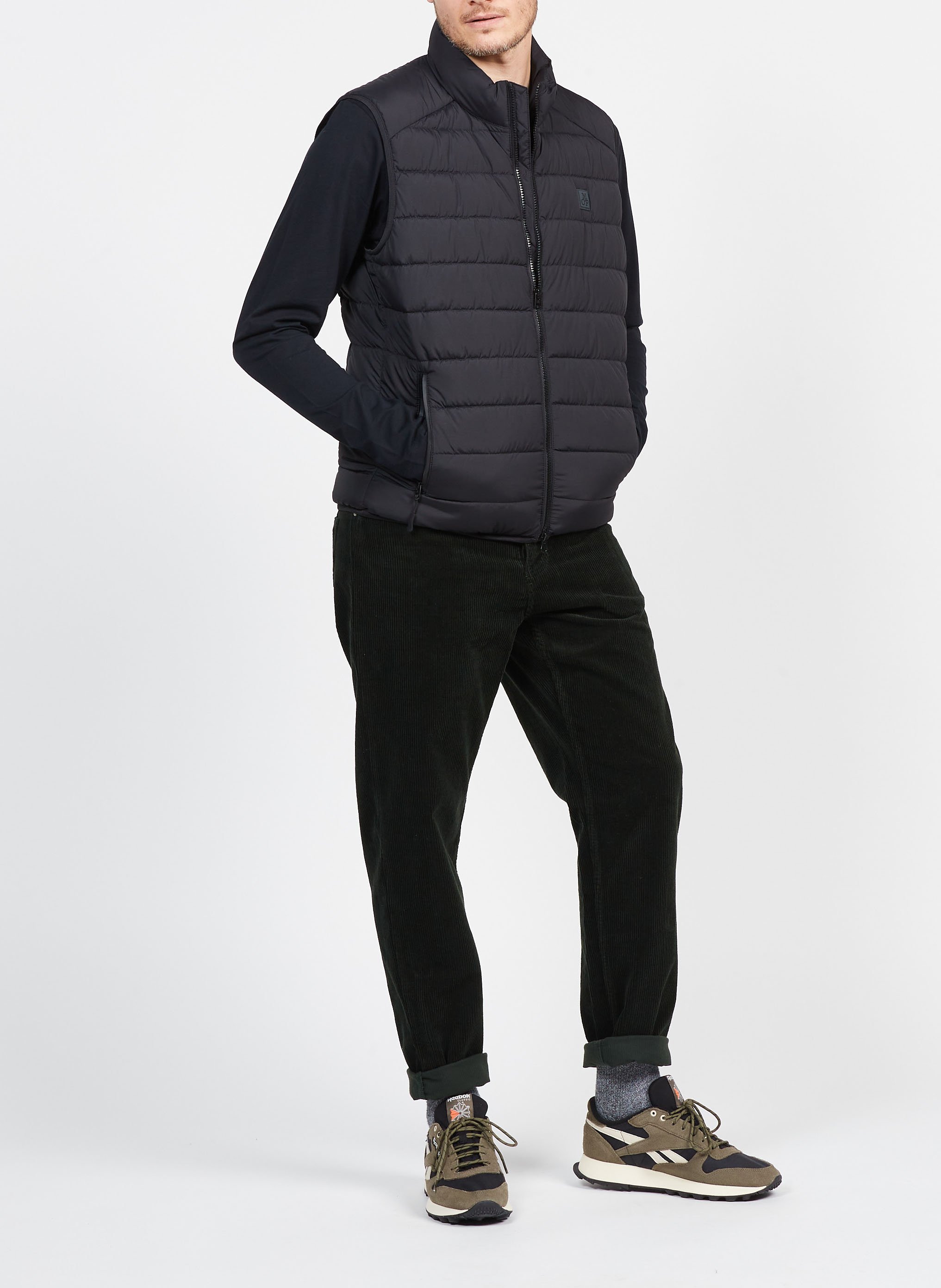 Doudoune sans manches en polyester recyclé MARC O'POLO Noir