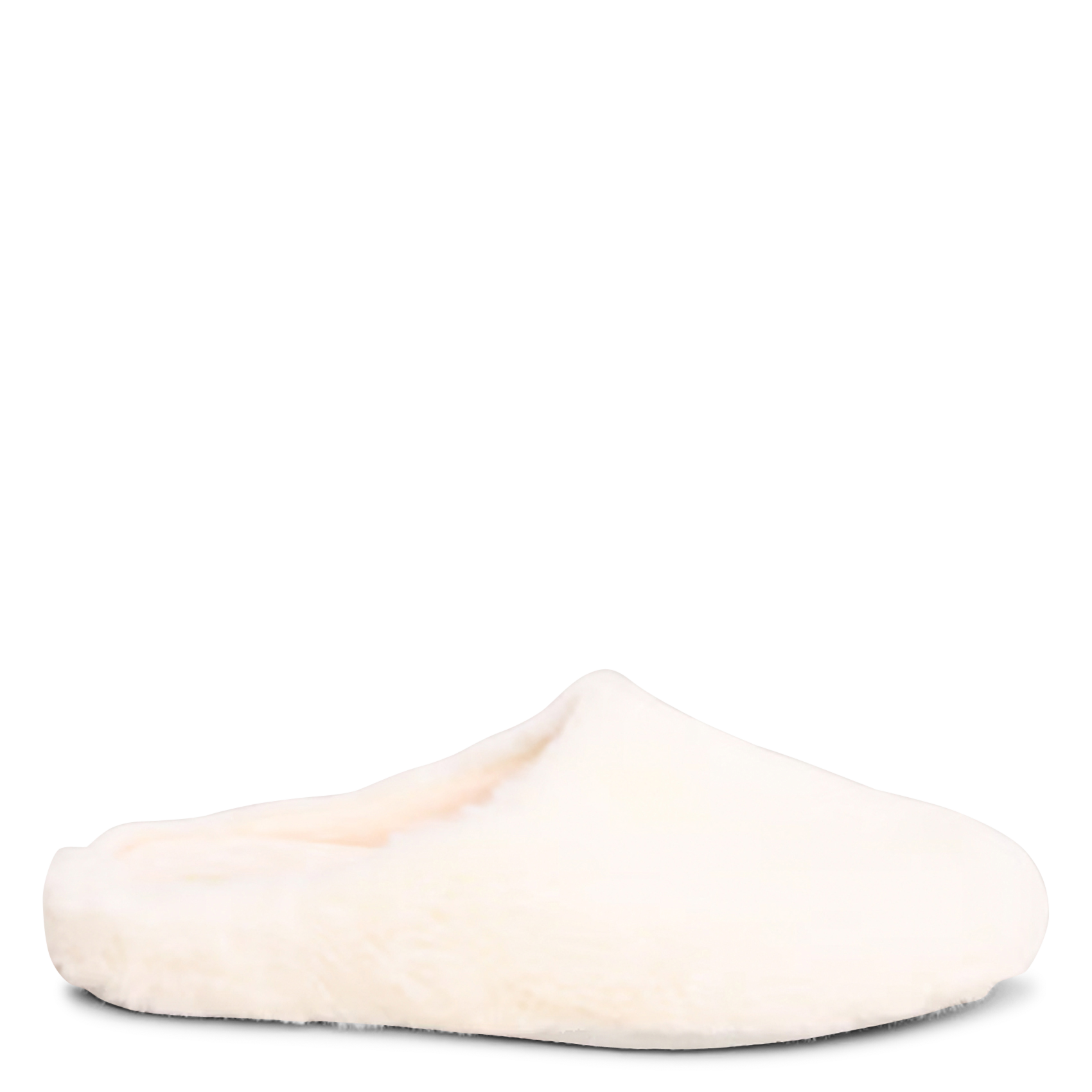 Sloffen van imitatiebont JONAK Wit