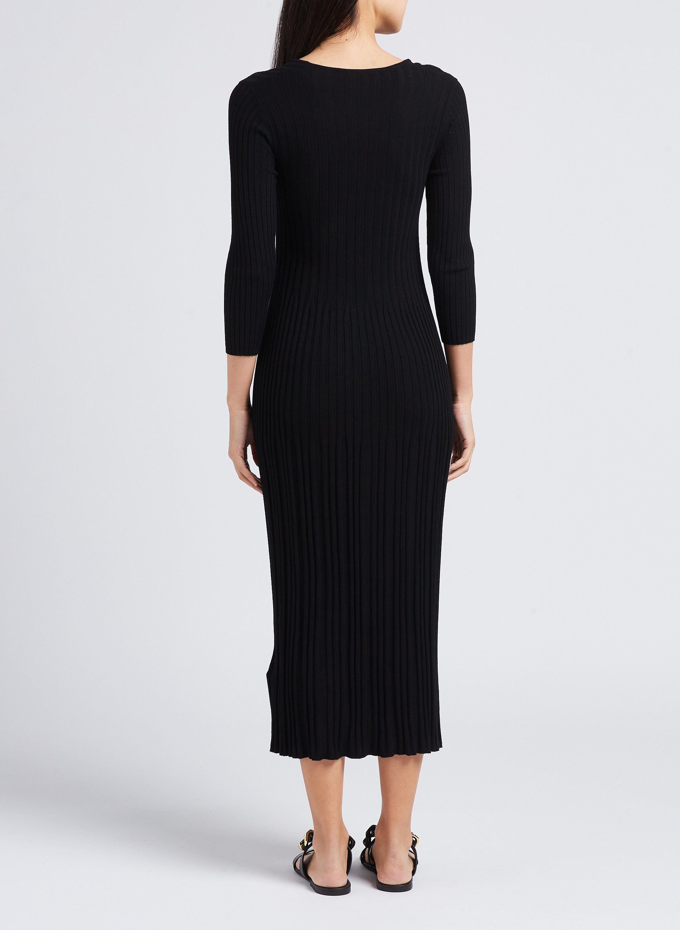 Robe longue col rond MAX MARA WEEK END Noir