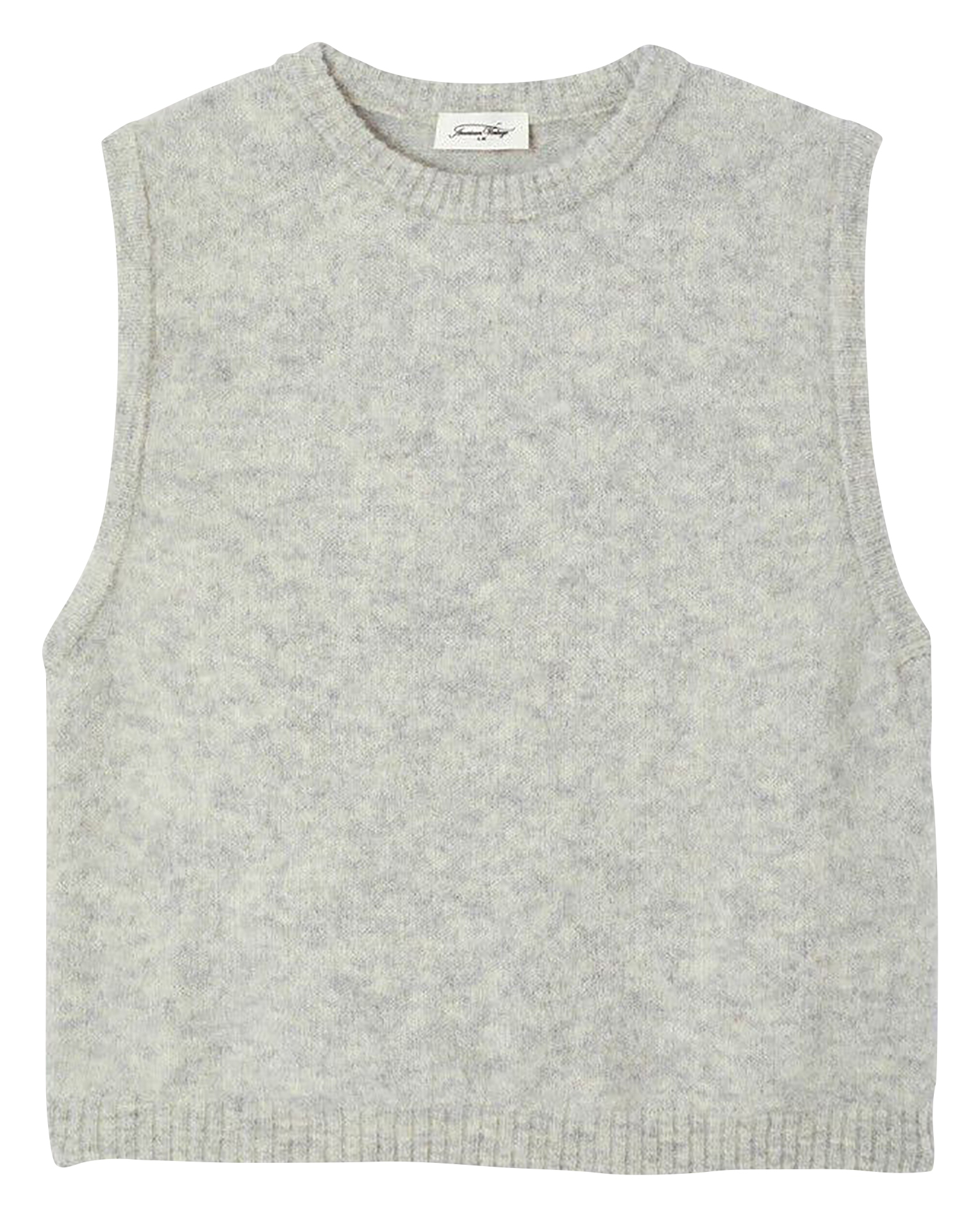 Lang gebreid vest van wolmix AMERICAN VINTAGE