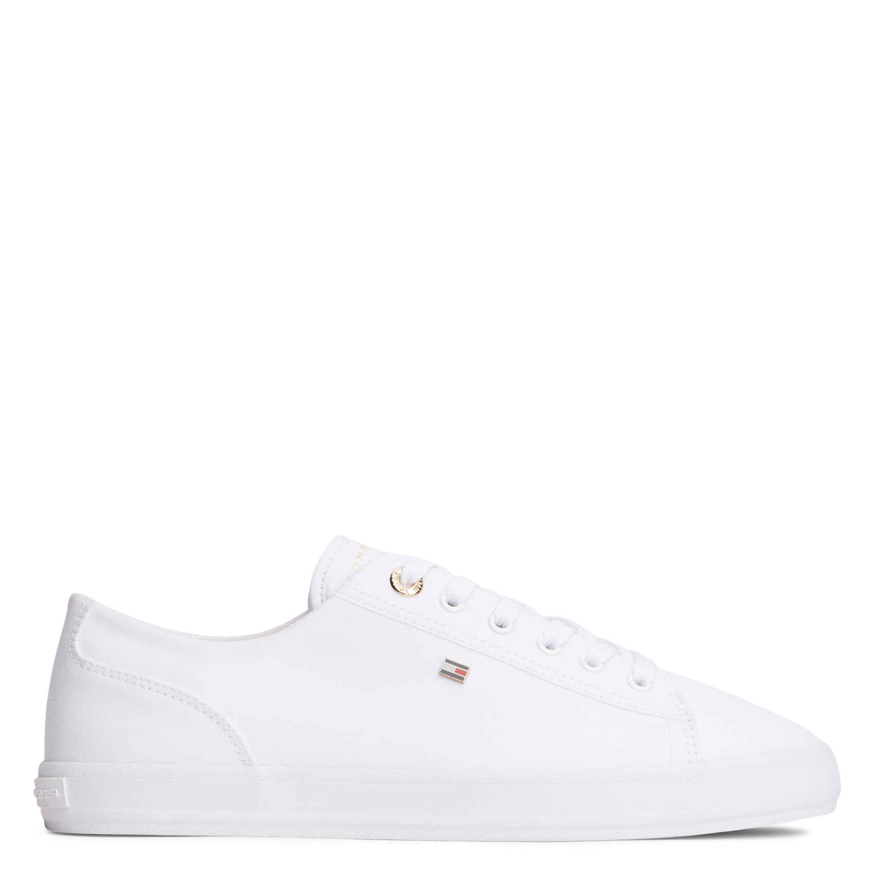 Sneakers basse monocolore con lacci TOMMY HILFIGER
