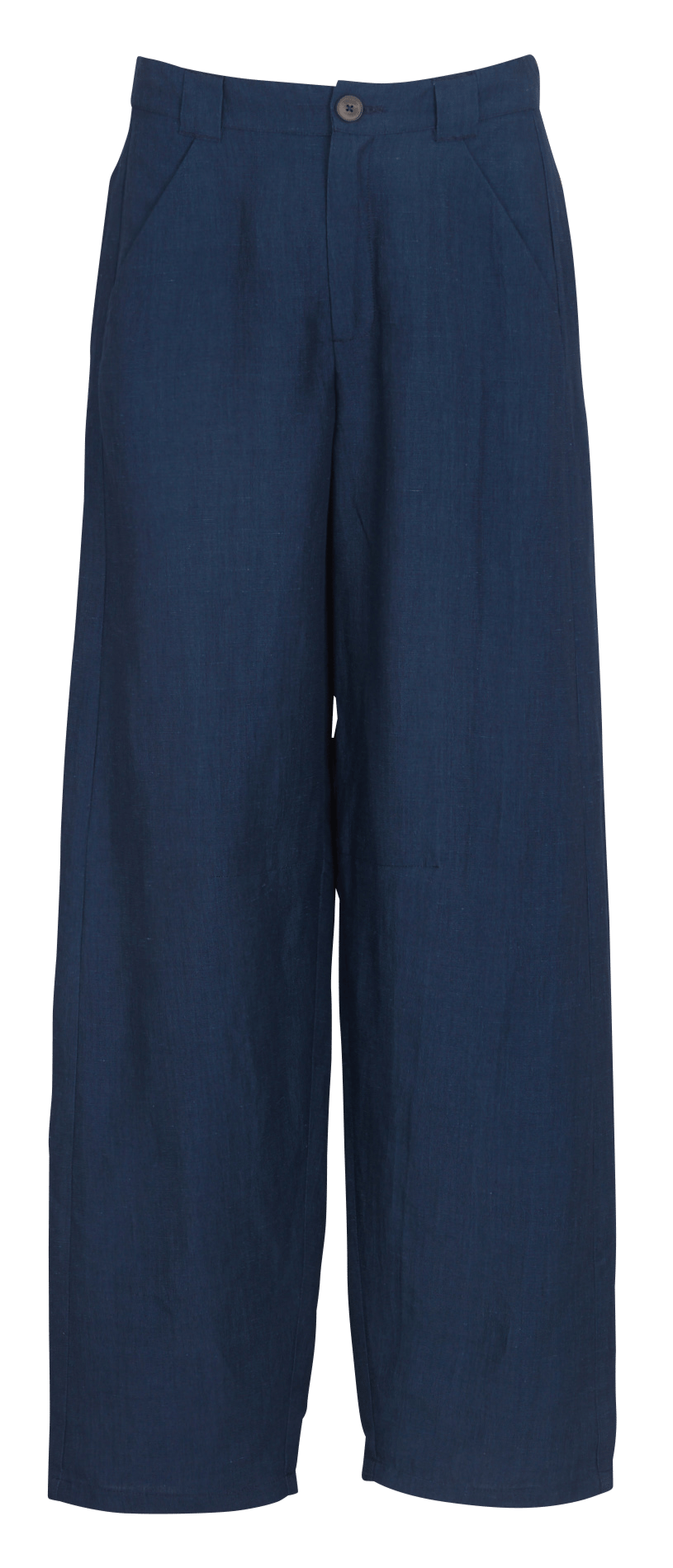 Wijde broek - linnenblend ACOTE Blauw