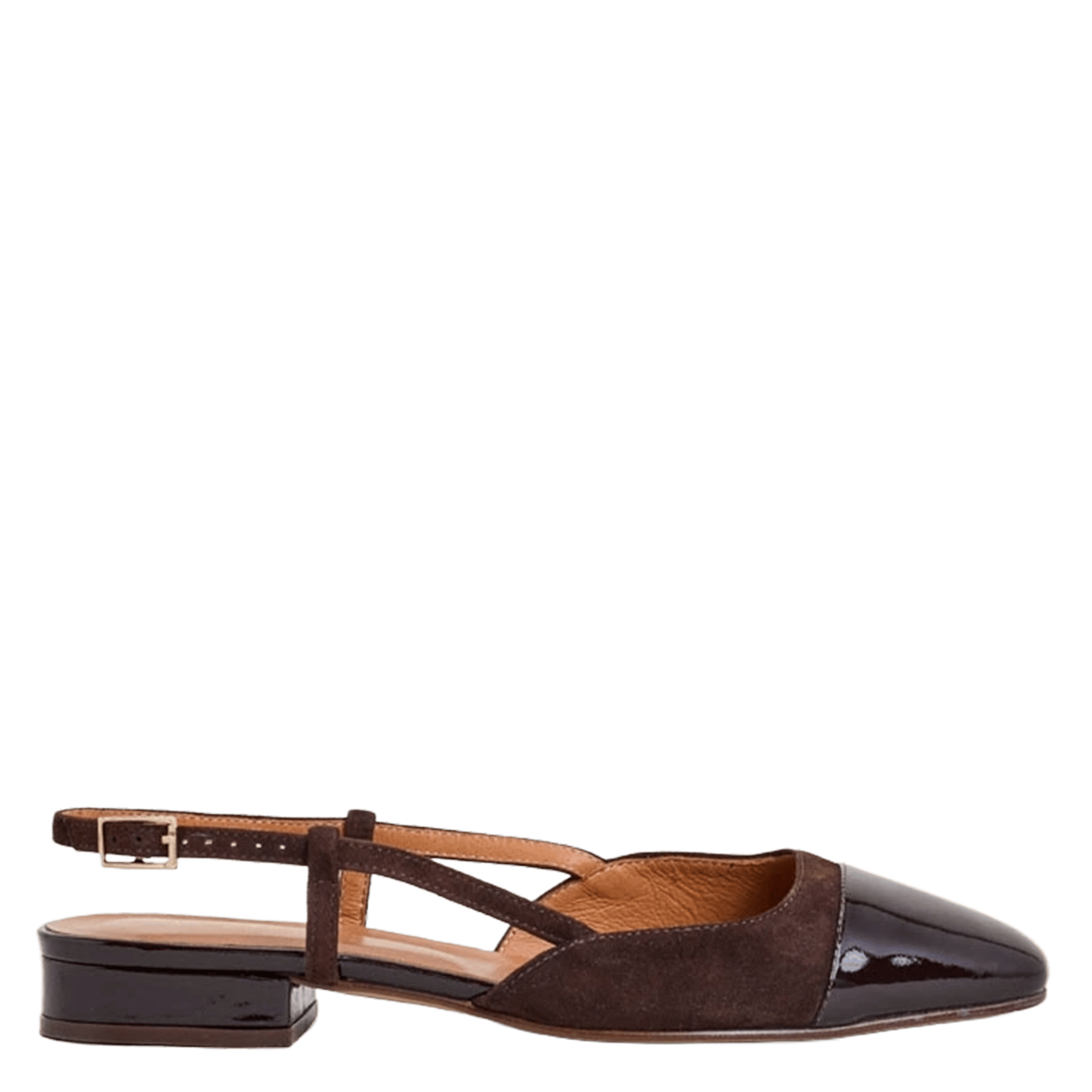 Ballerinas aus zweifarbigem Leder JONAK