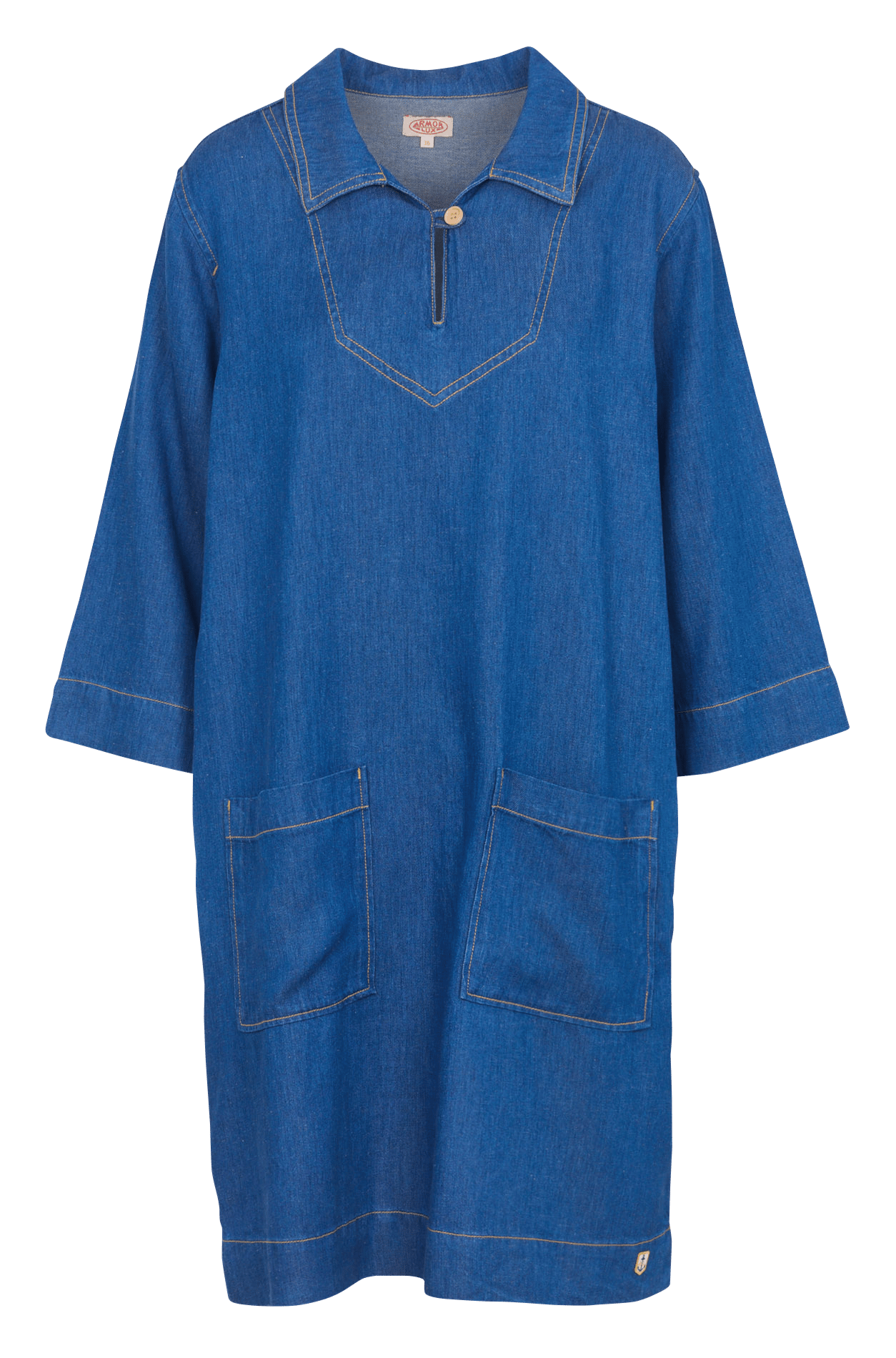 Robe courte col classique ARMOR LUX Blue