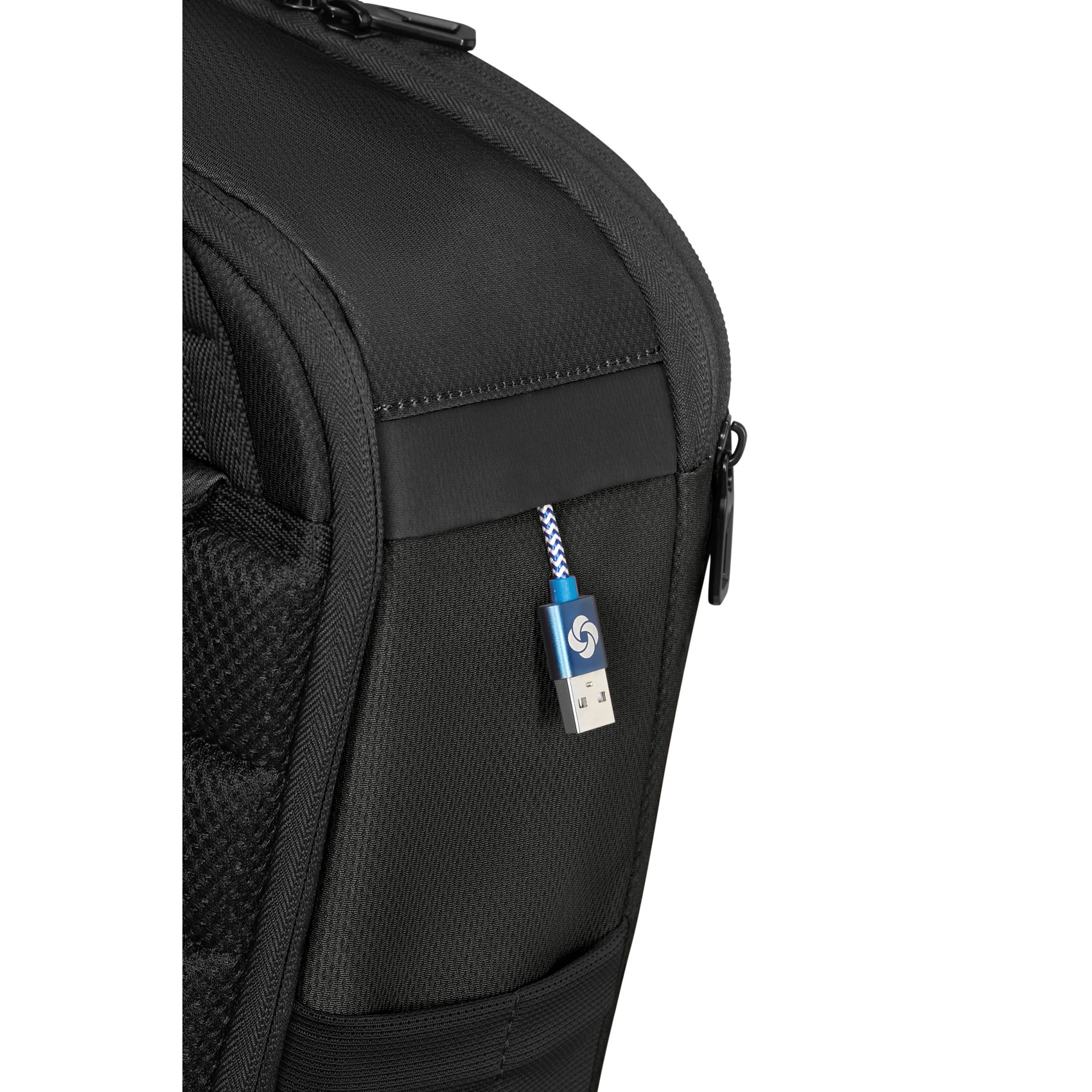 Modern laptop backpack Black