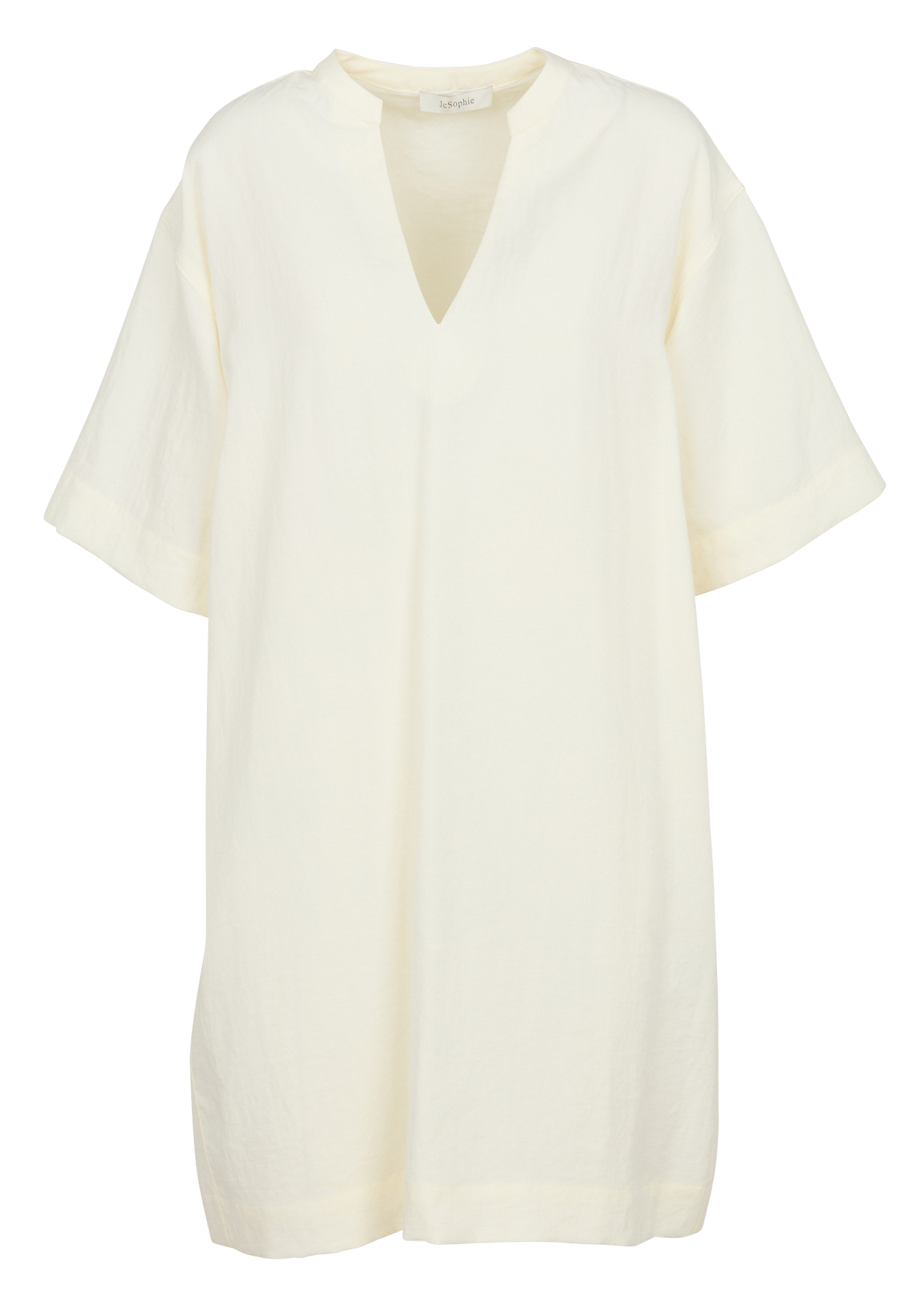 Robe midi col V JC SOPHIE White