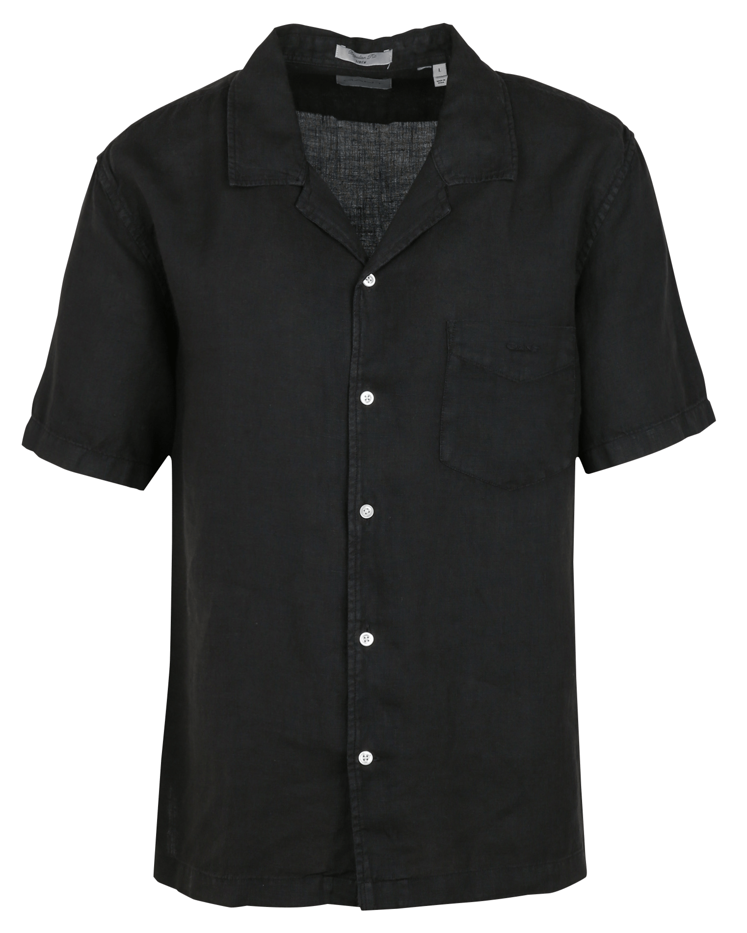 Geruit, linnen overhemd met klassieke kraag GANT