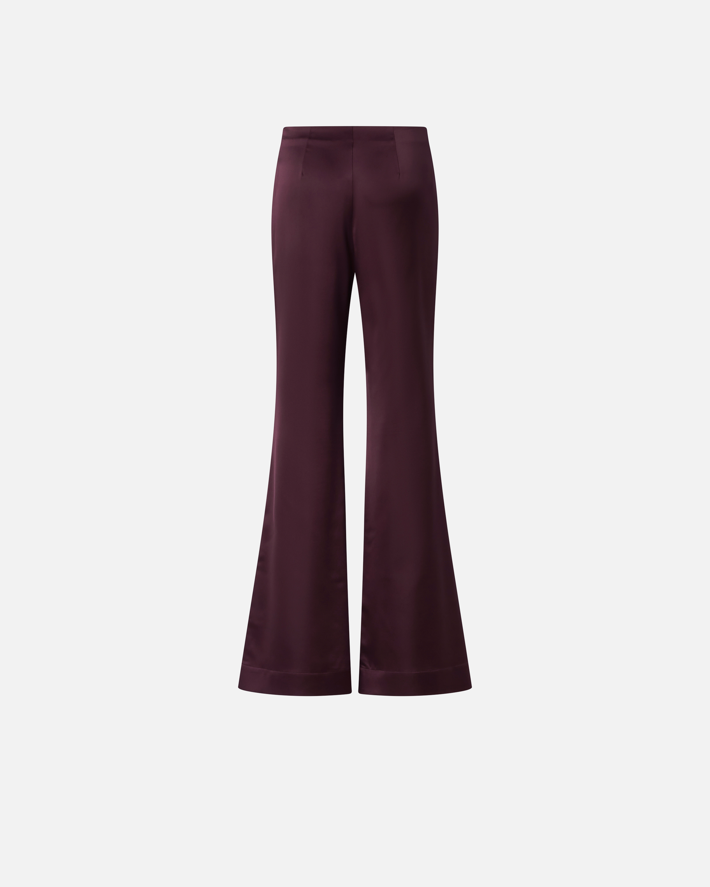 Pantalon évasé en satin PINKO Multicolore