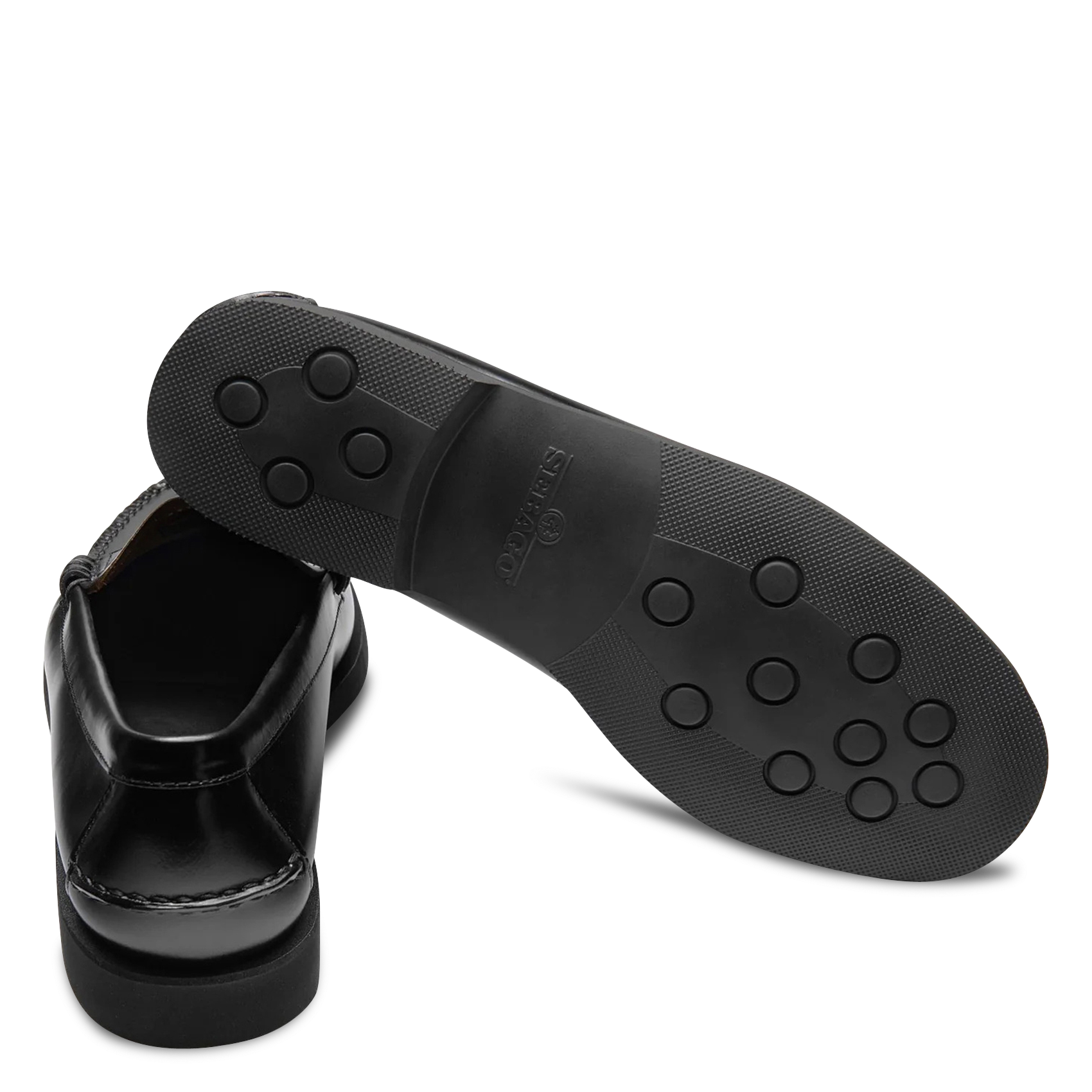 Leather loafers SEBAGO Black