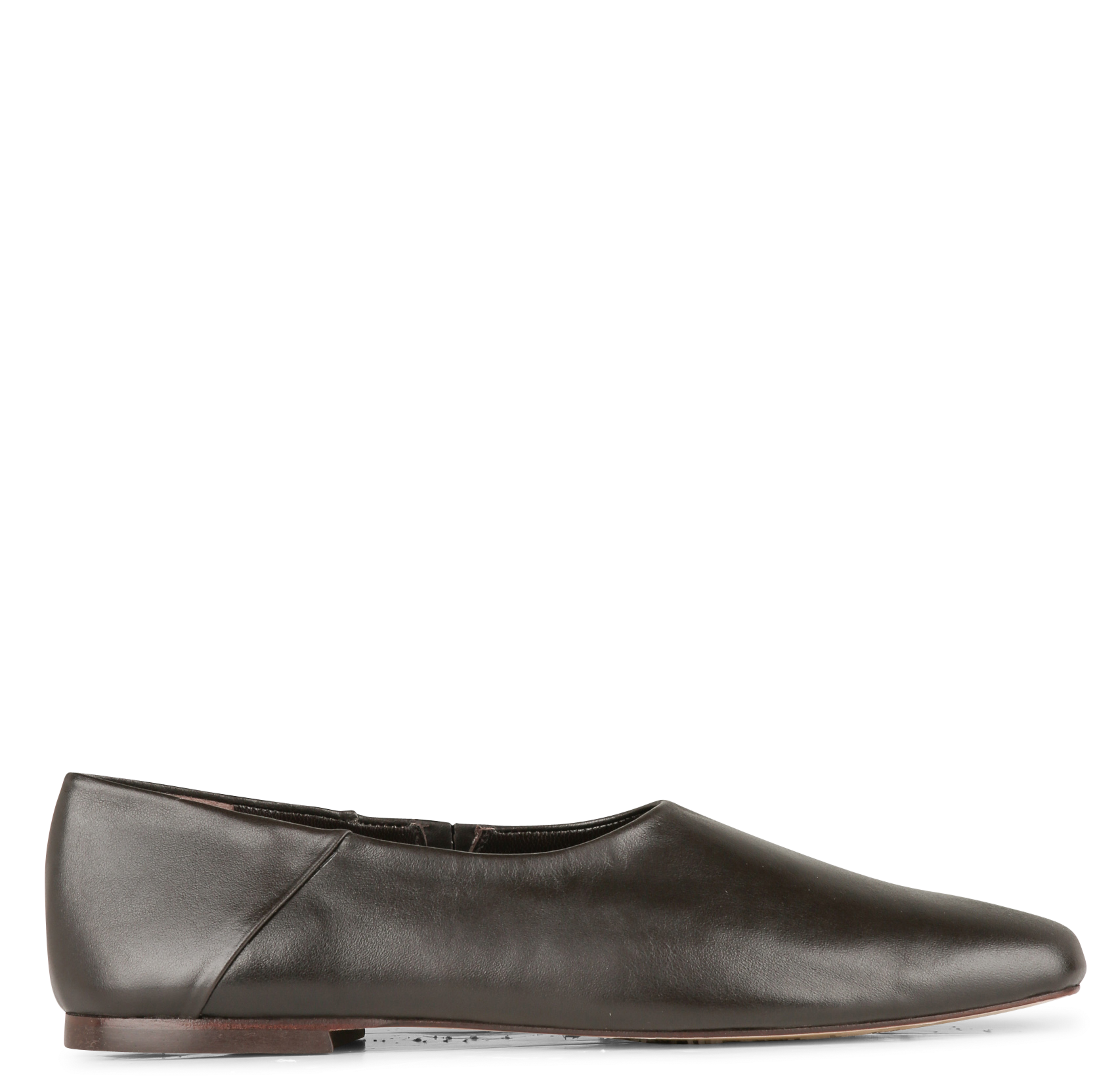 Ballerines en cuir AUGUSTA Marron