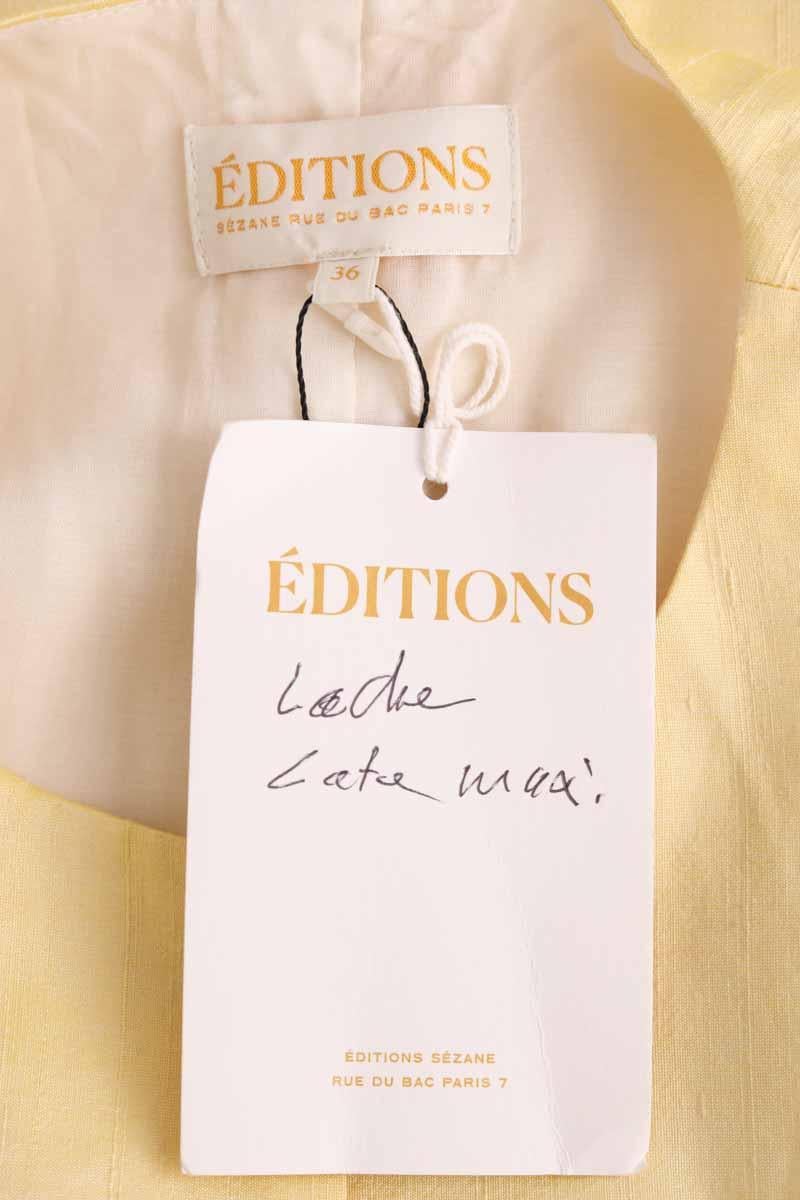 Azawood sleeveless top SEZANE - Seconde main Yellow