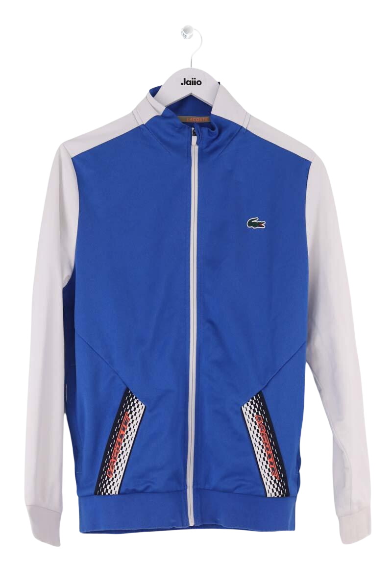 Regular-fit organic cotton jacket with sherpa collar LACOSTE - SECONDE MAIN Blue