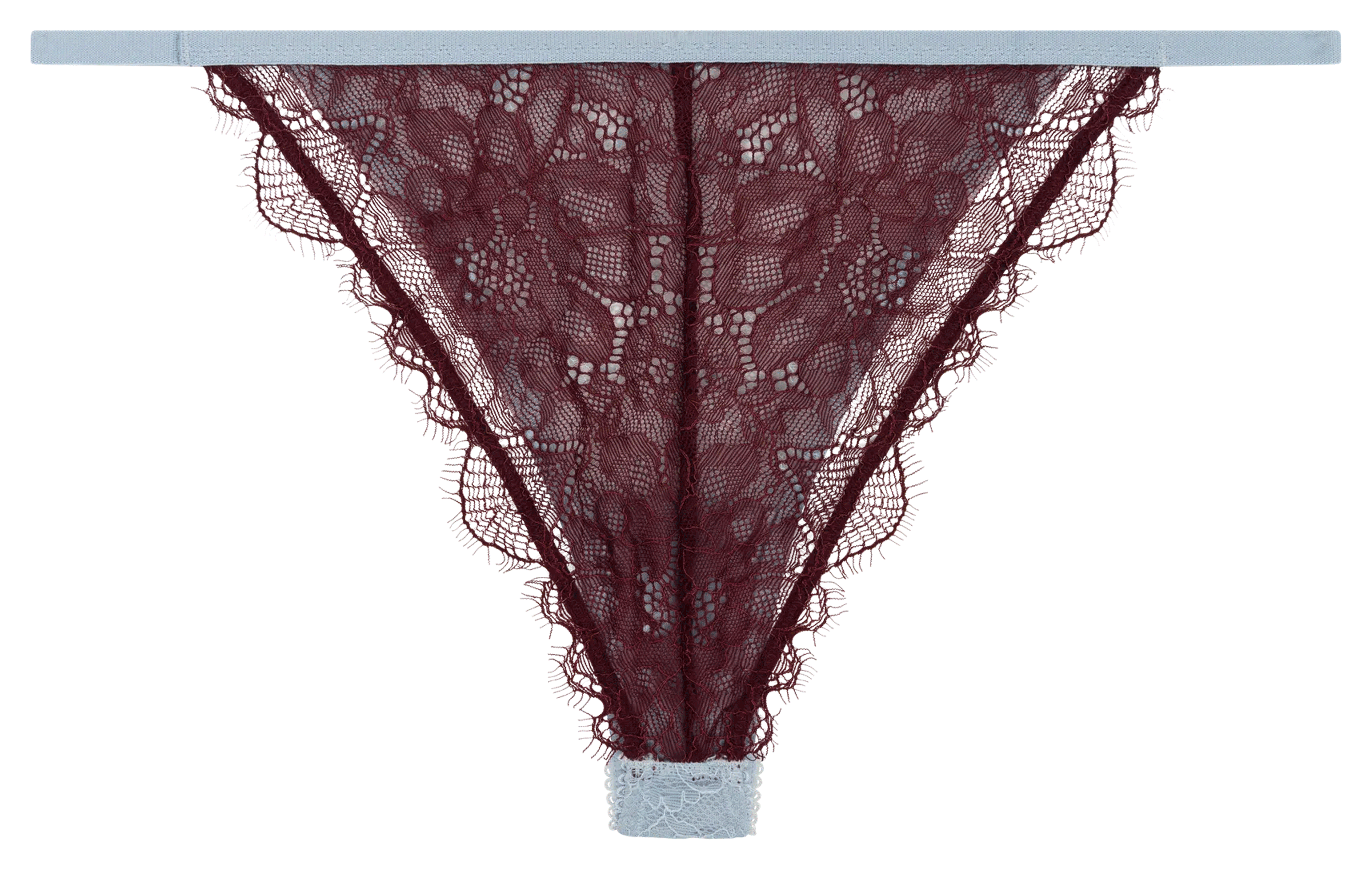 Culottes style tanga en dentelle LOVE STORIES Bleu