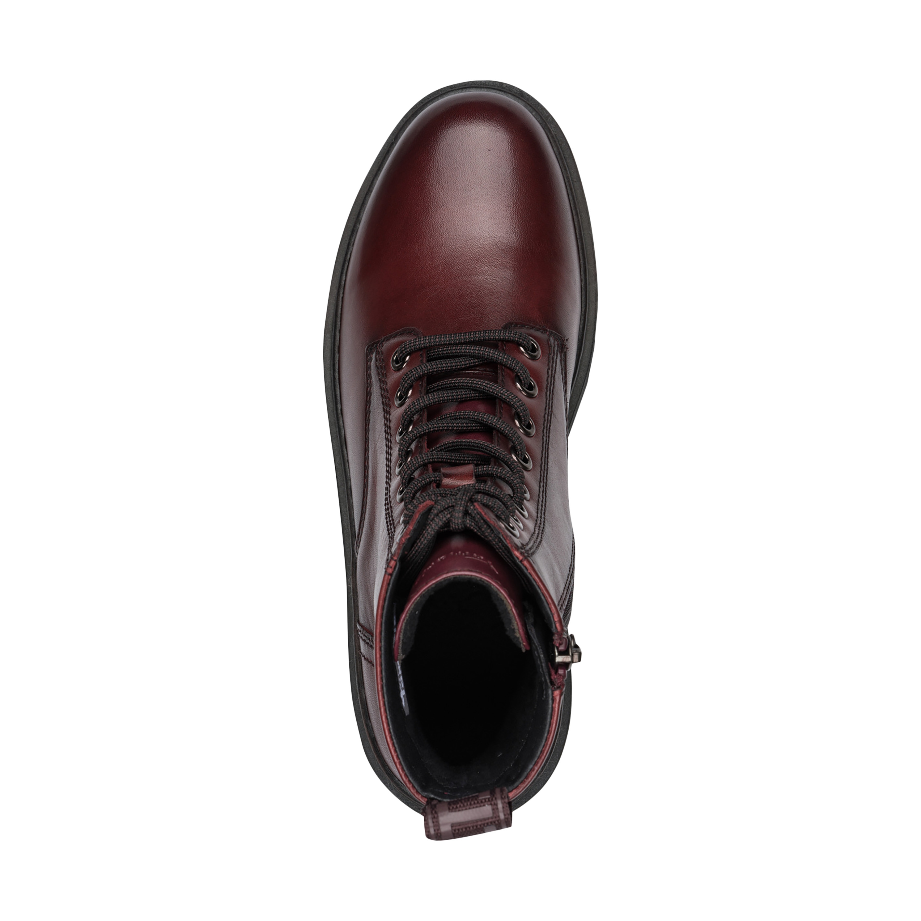 Leather ankle boot TAMARIS Red