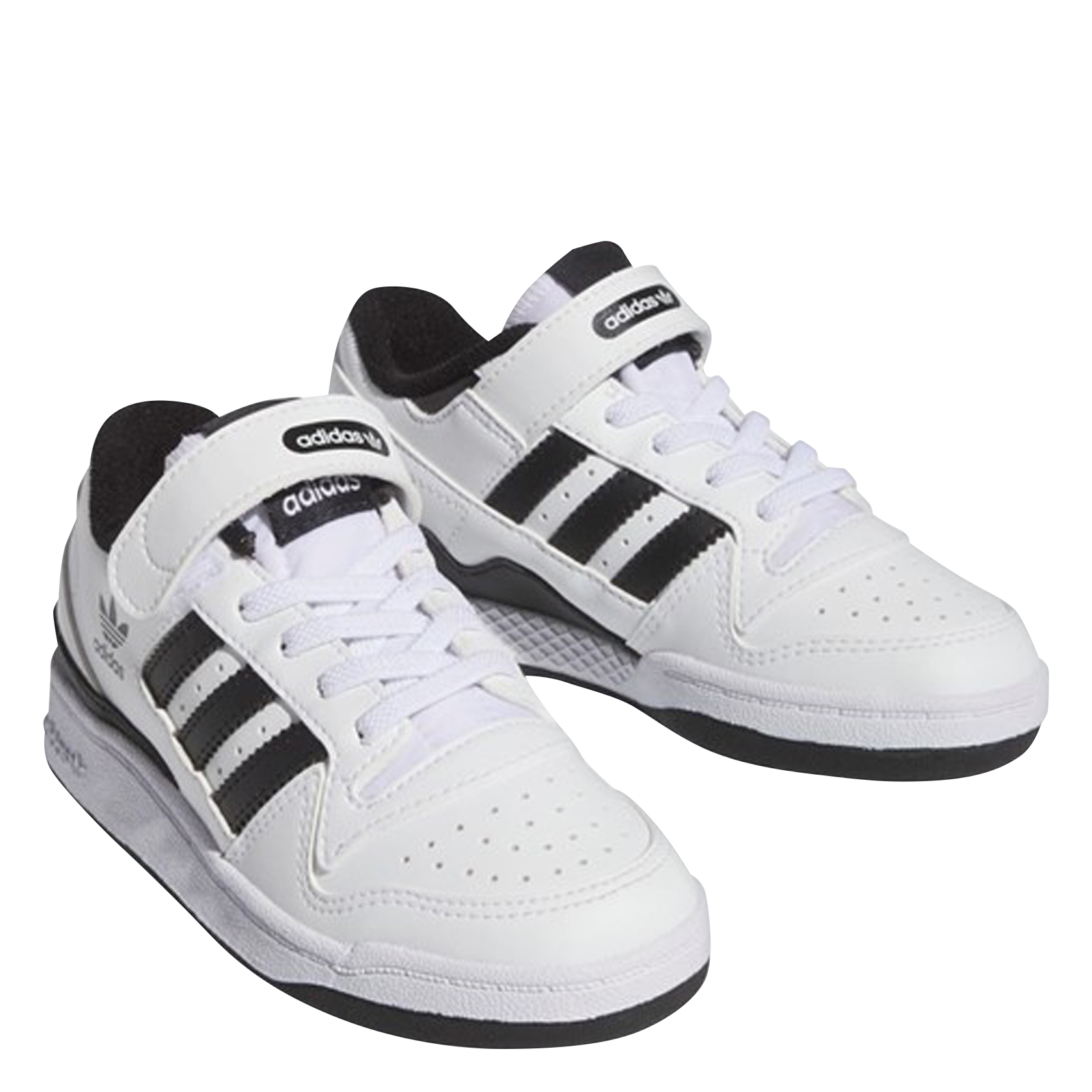 Baskets basses en cuir  ADIDAS Blanc