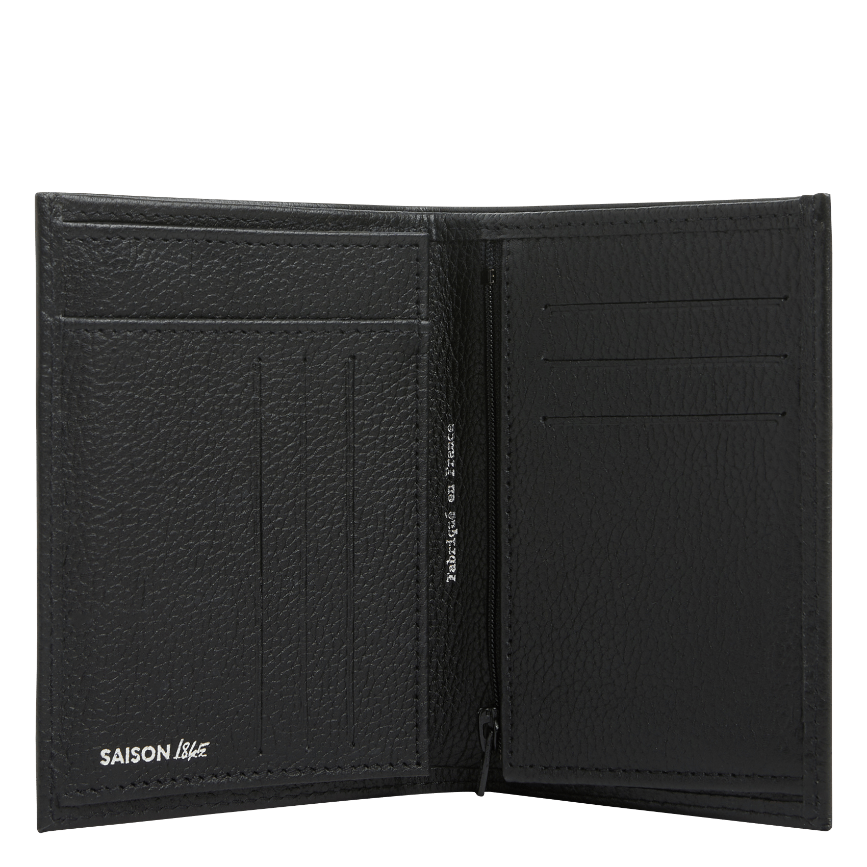 Leather wallet SAISON 1865 Black