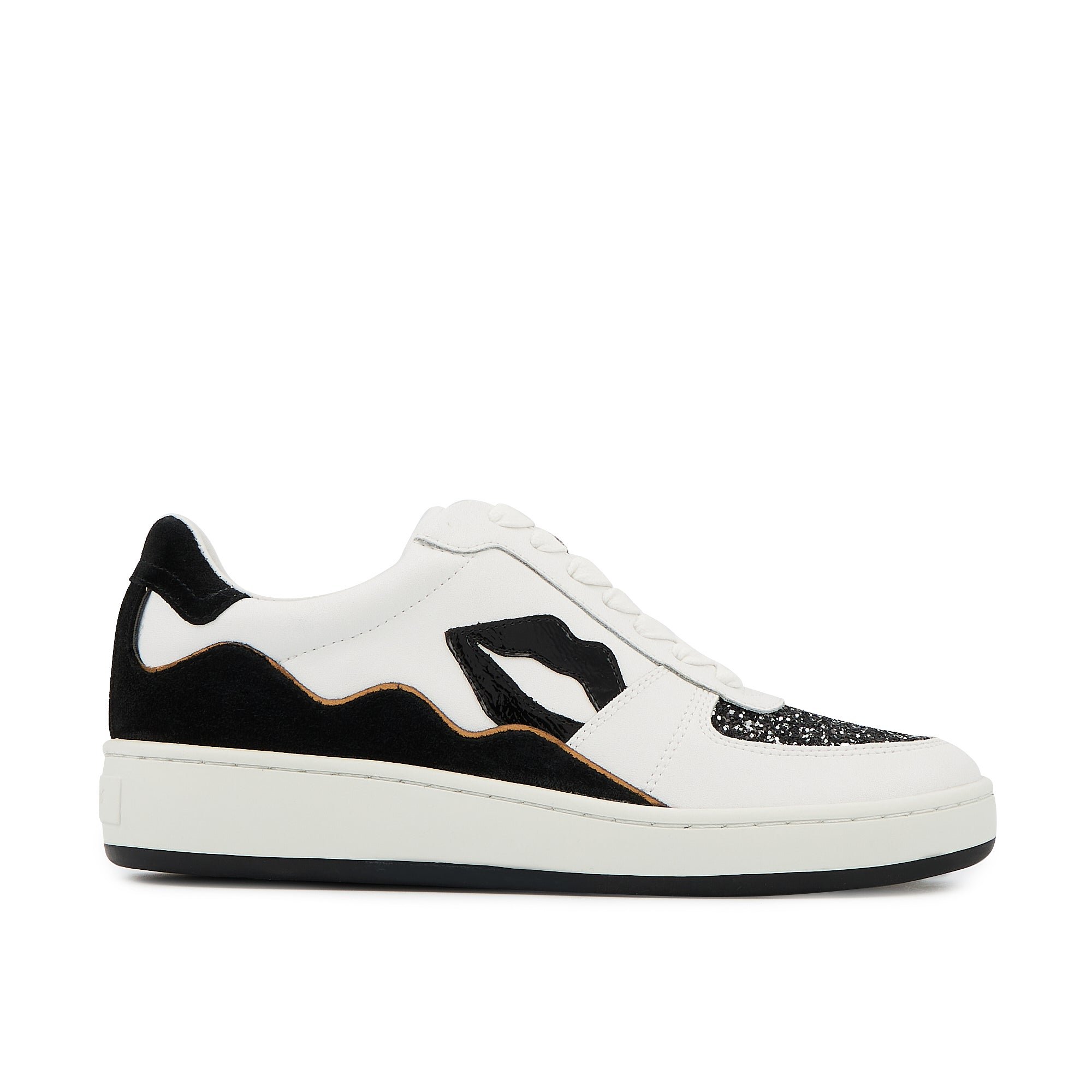 Leather sneakers BONS BAISERS PARIS Black