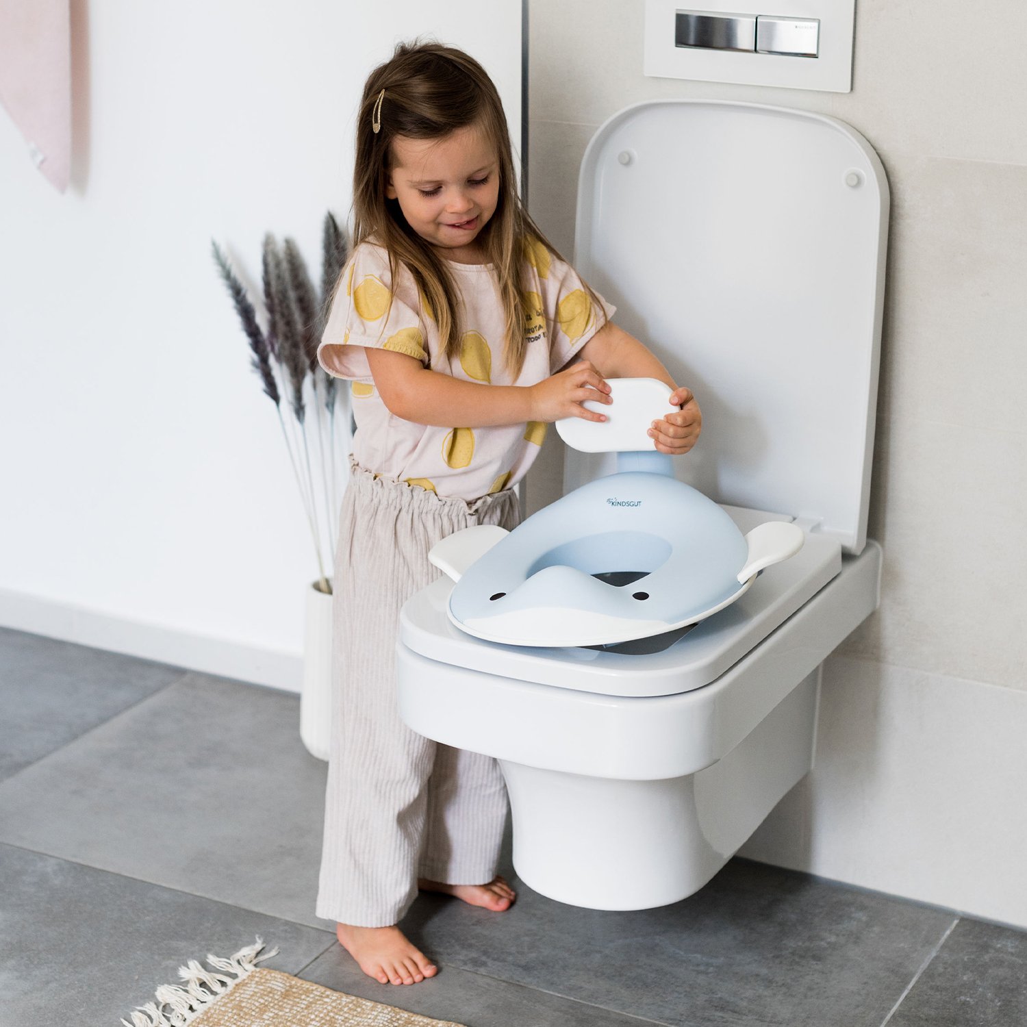 Whale kids' toilet seat KINDSGUT Blue
