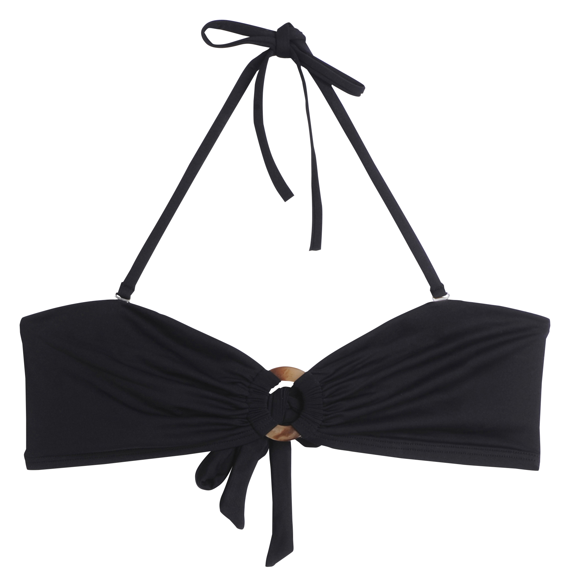 Bandeau-Bikinioberteil ICONE Schwarz