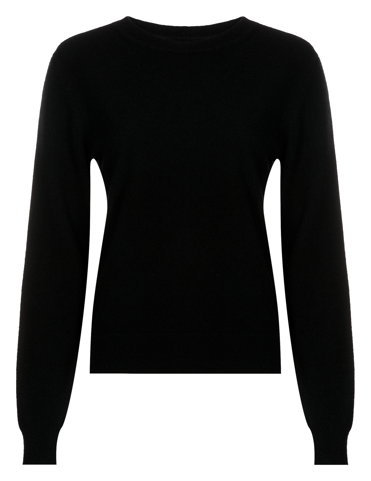 Gerader Kaschmirpullover SAISON 1865 Schwarz