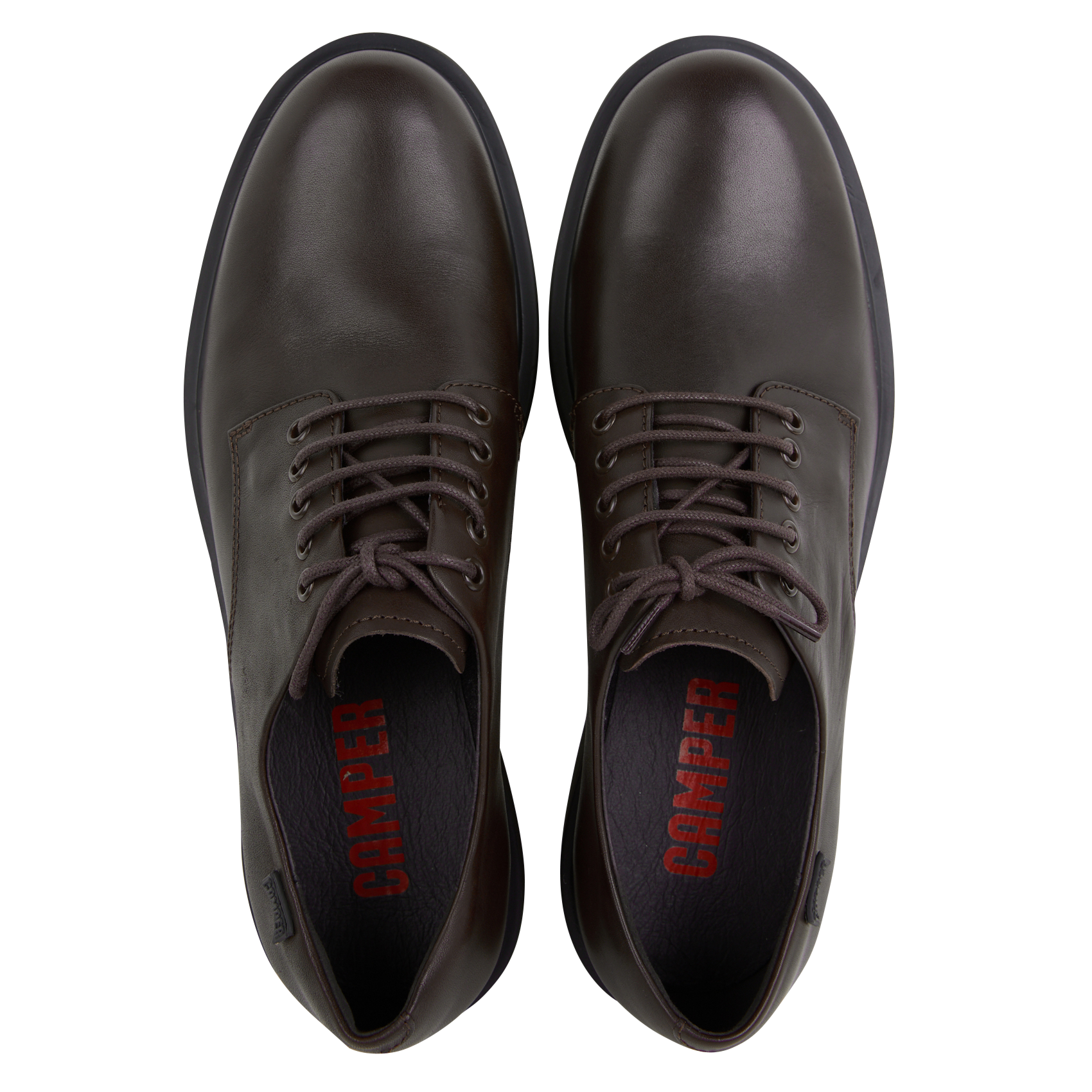 Derbies en cuir CAMPER Marron