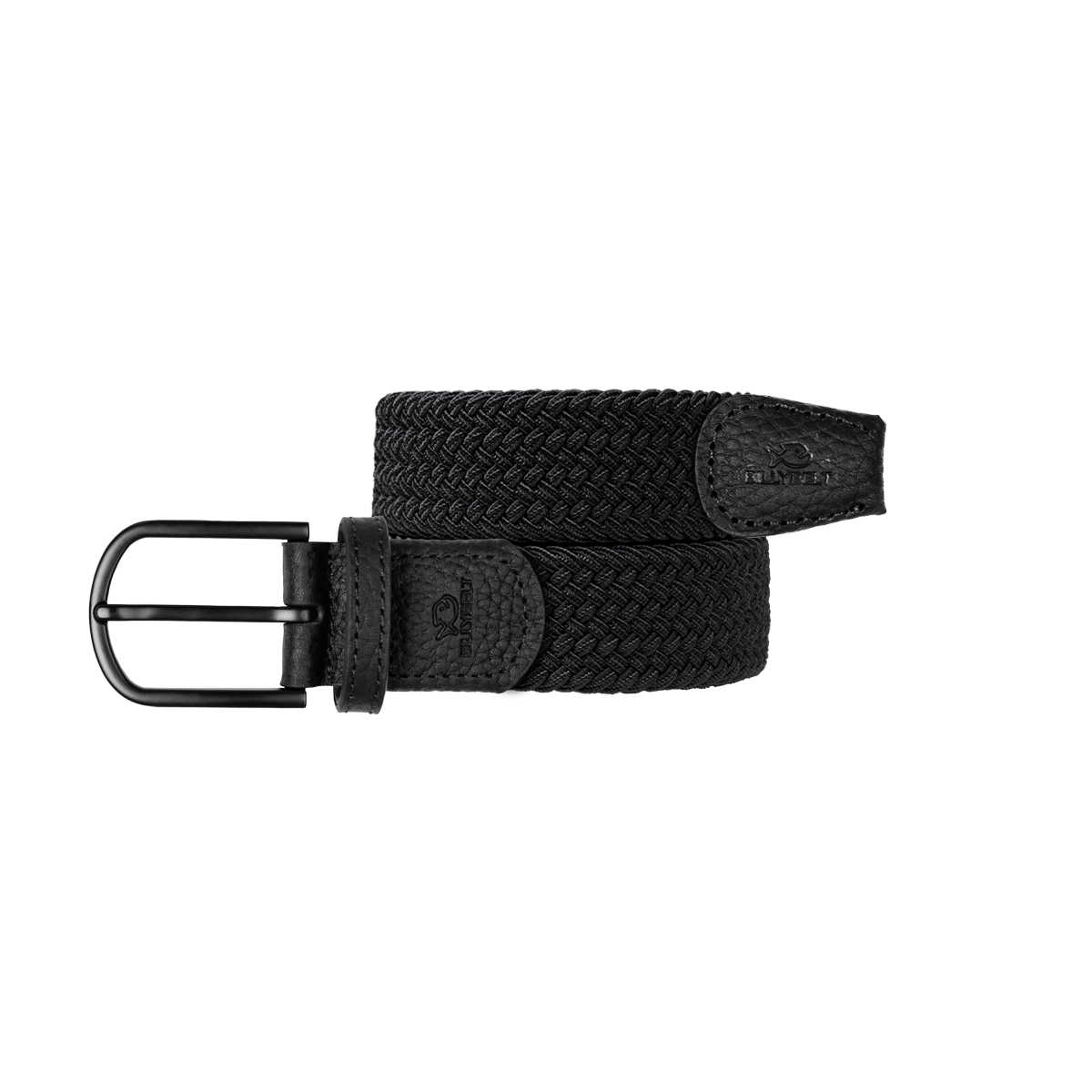 Solid Elastic Braided Belt BILLYBELT Black