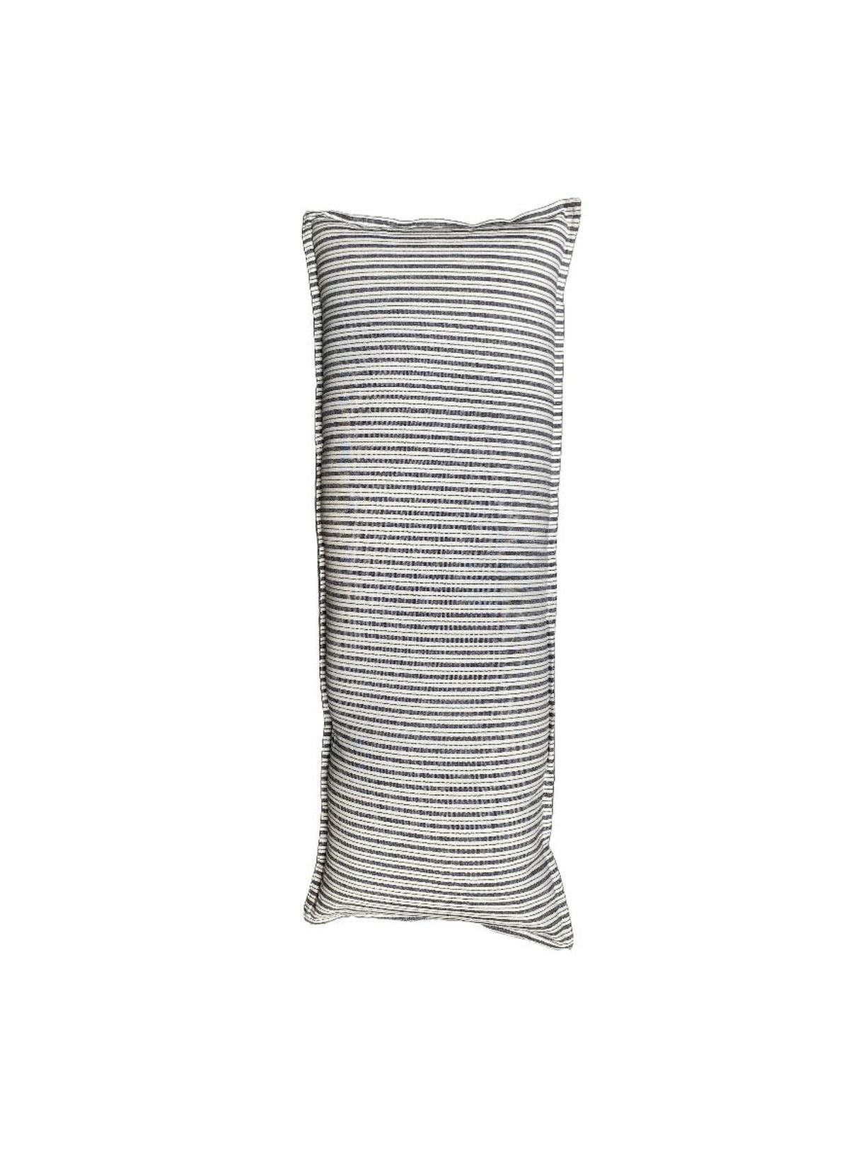 Striped rectangular cotton cushion TODAY LINGE DE MAISON Blue