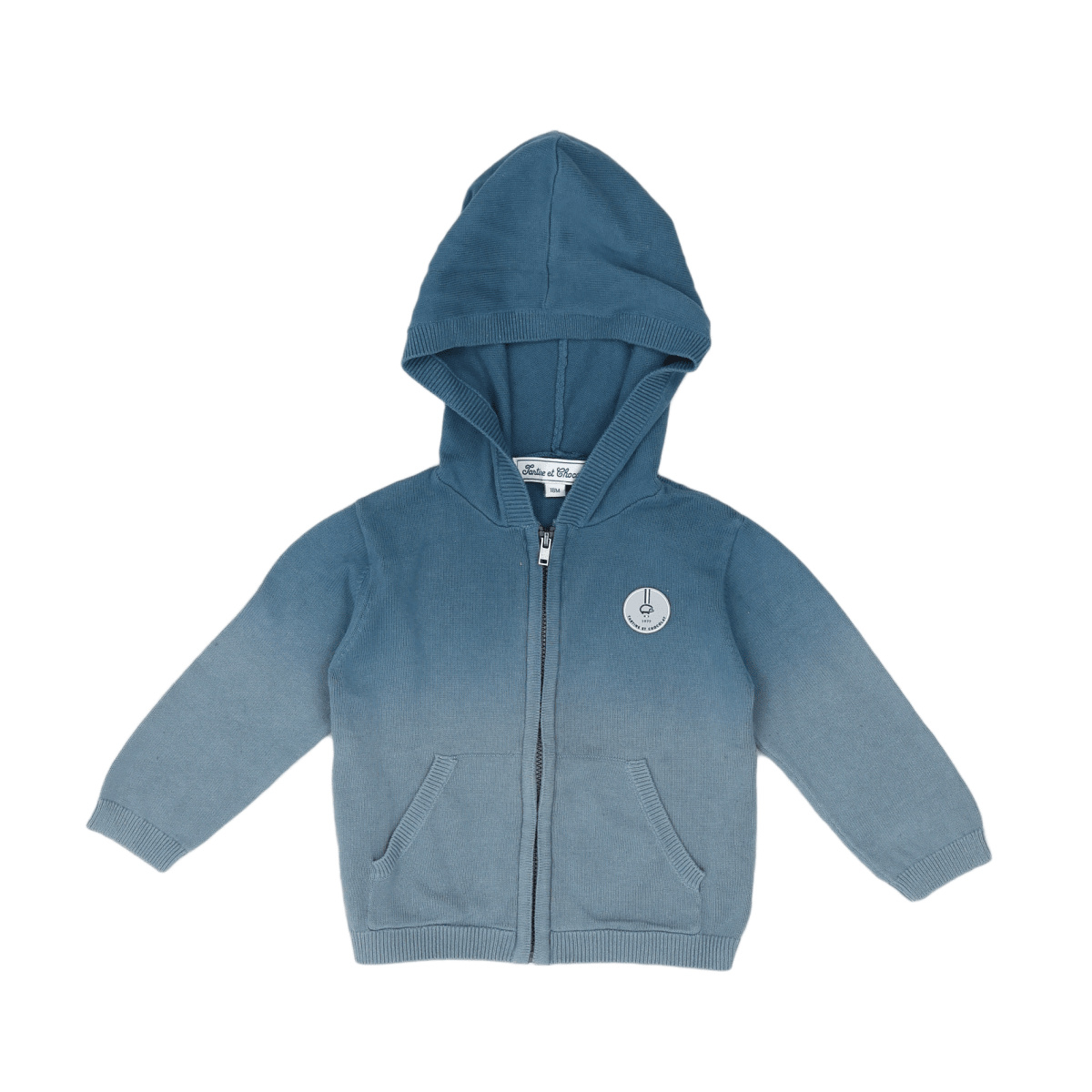 Blue baby cardigan - 18 months TARTINE ET CHOCOLAT - seconde-main Blue