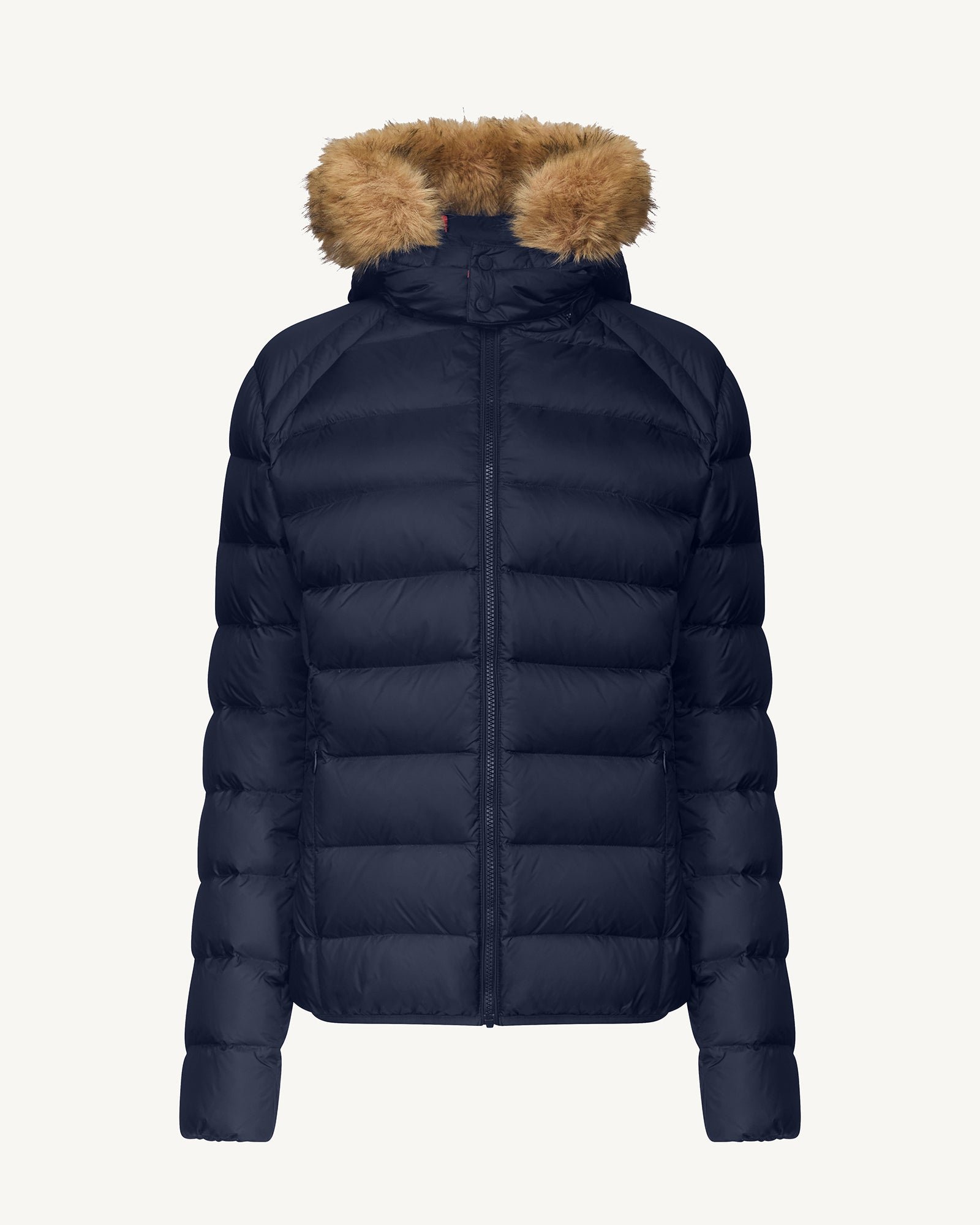 Prestige hooded down jacket for extreme cold JOTT Blue