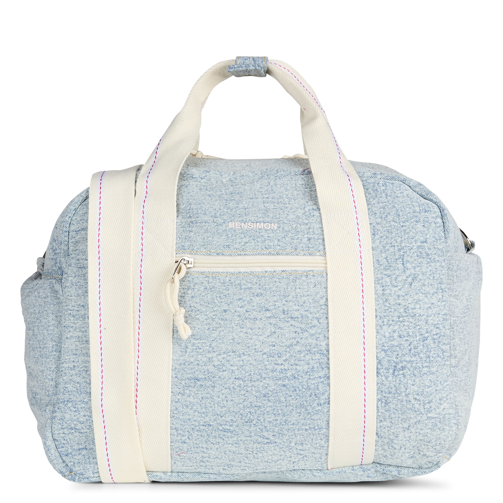 Cotton weekend bag Light denim Bensimon Women Place des Tendances