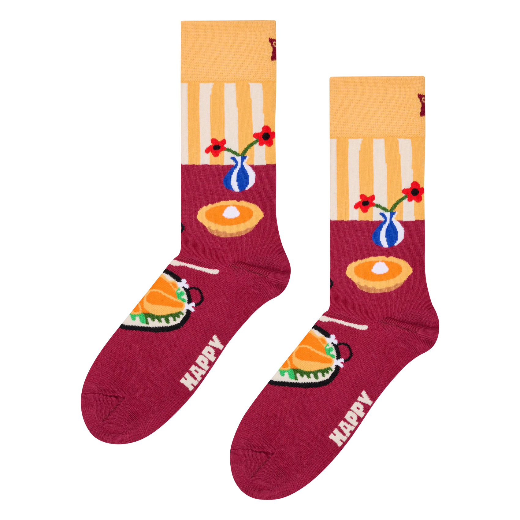 Chaussettes en coton mélangé HAPPY SOCKS Rouge