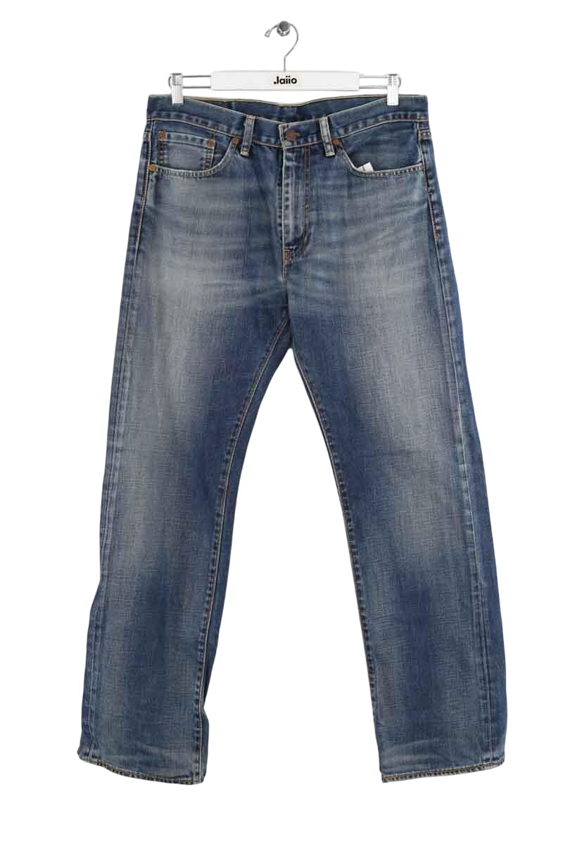 Cotton straight jeans LEVI'S - Seconde main Blue