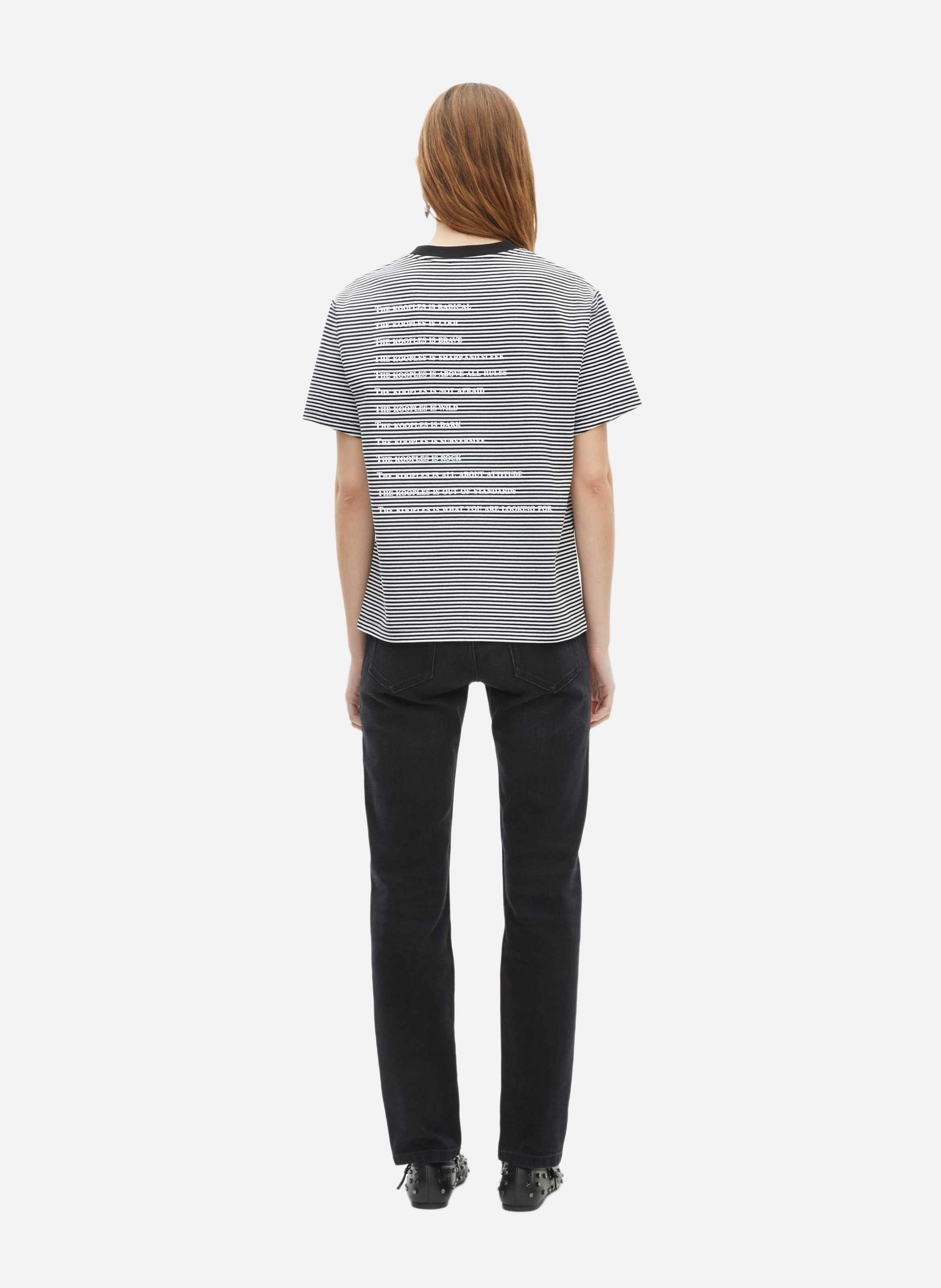 T-shirt what is à rayures THE KOOPLES Beige