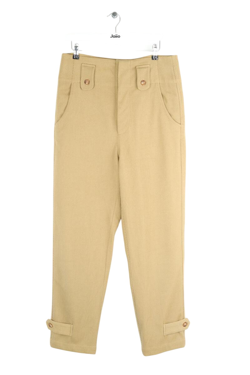 Cotton pants LAURENCE BRAS - Seconde Main Beige