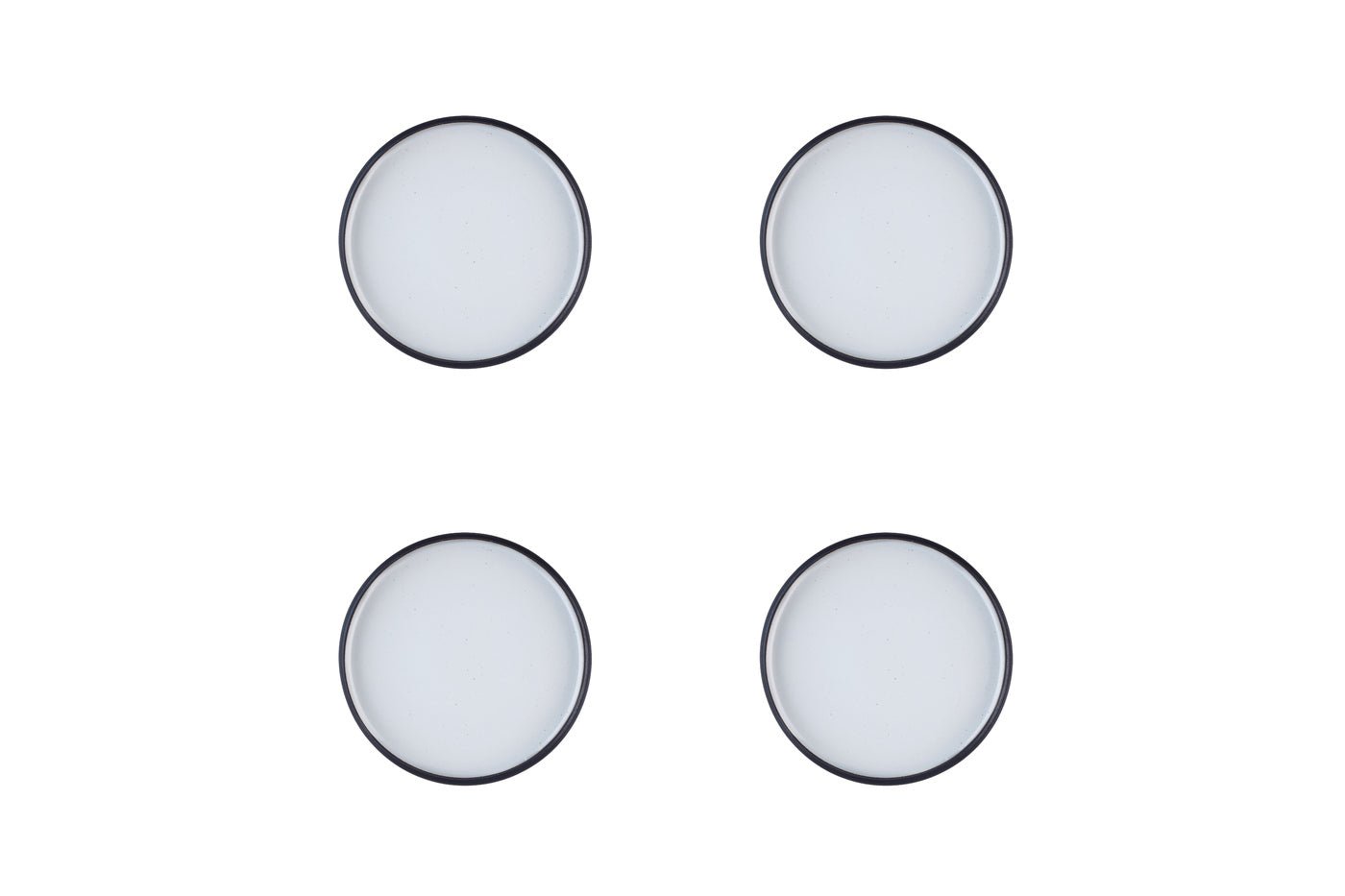 Gourmet Plate ø15.5cm - 4 pieces - onyx BJORN Black