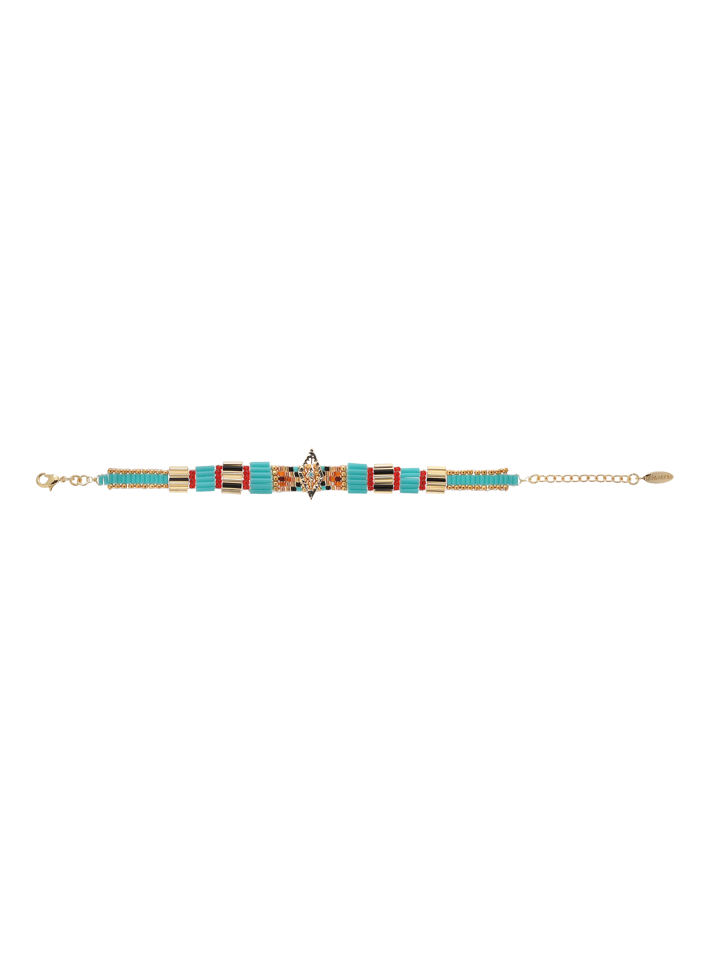 Adjustable bead bracelet HIPANEMA Blue