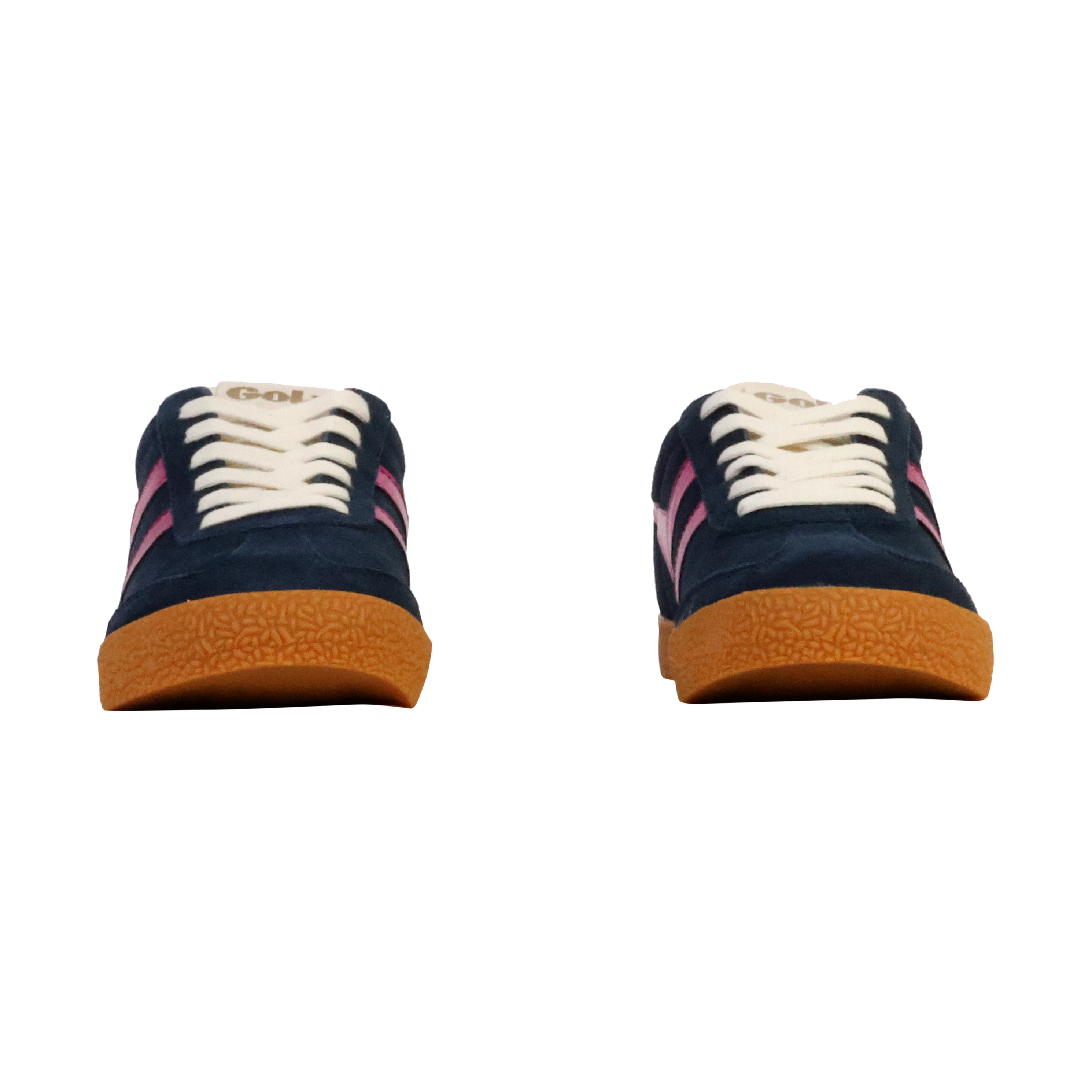 Leather sneakers with glitz detail GOLA Blue