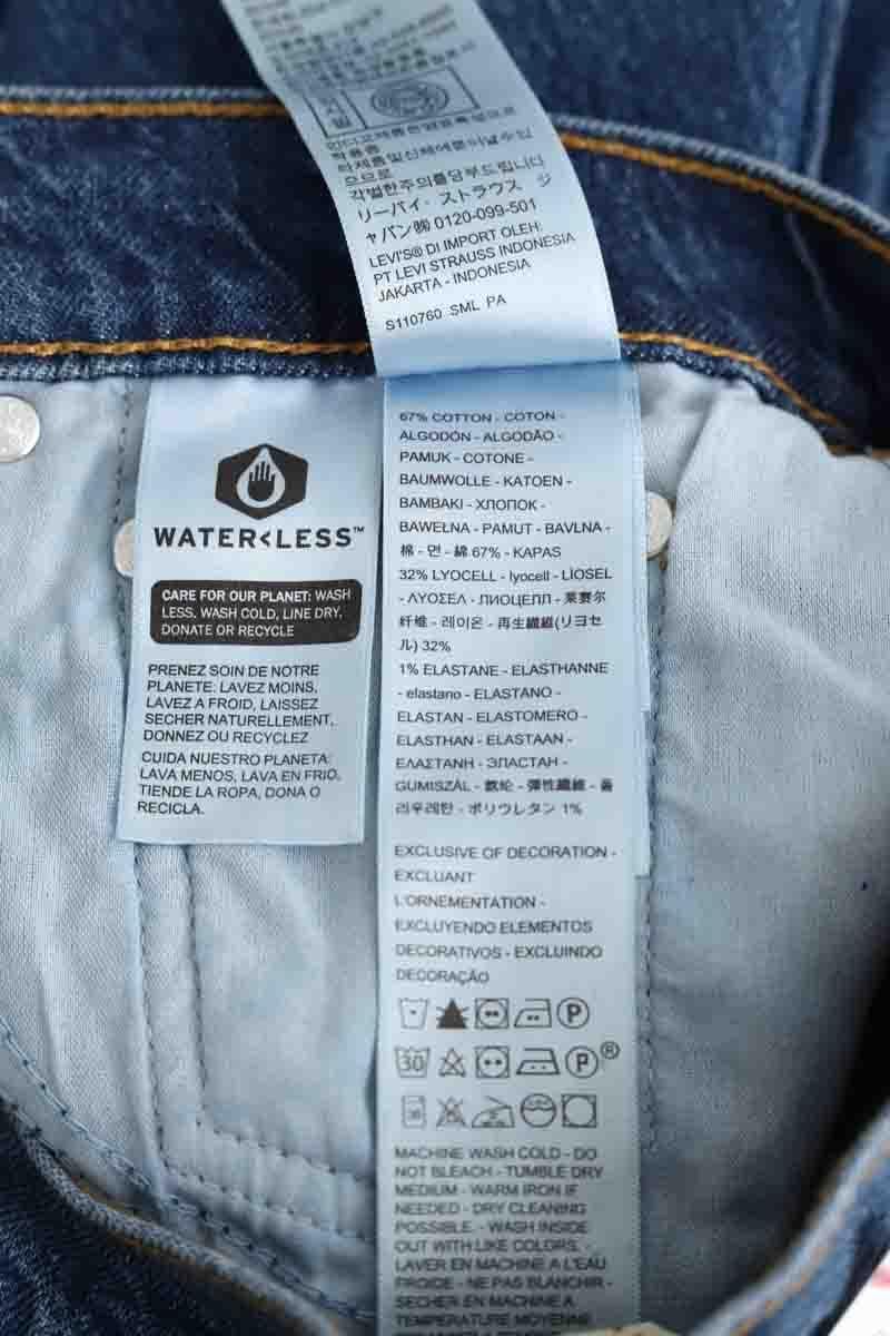 Slim-fit stretch cotton jeans with regular waist LEVI'S - Seconde main Blue