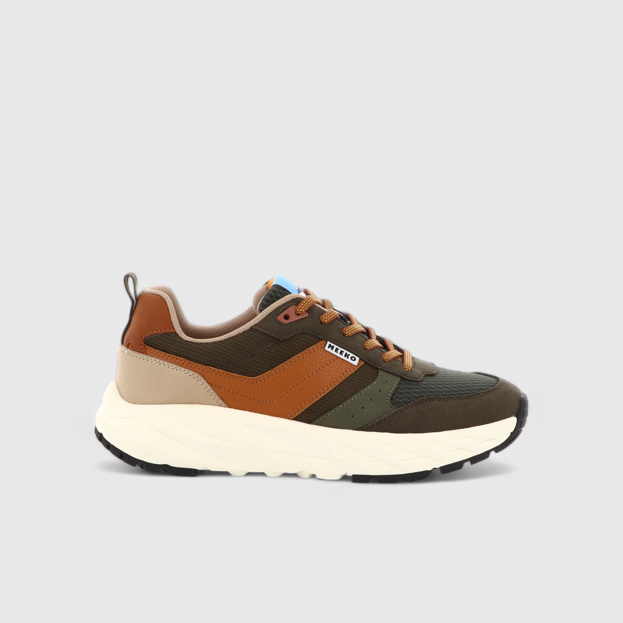 Technical and durable sneakers MEEKO Khaki