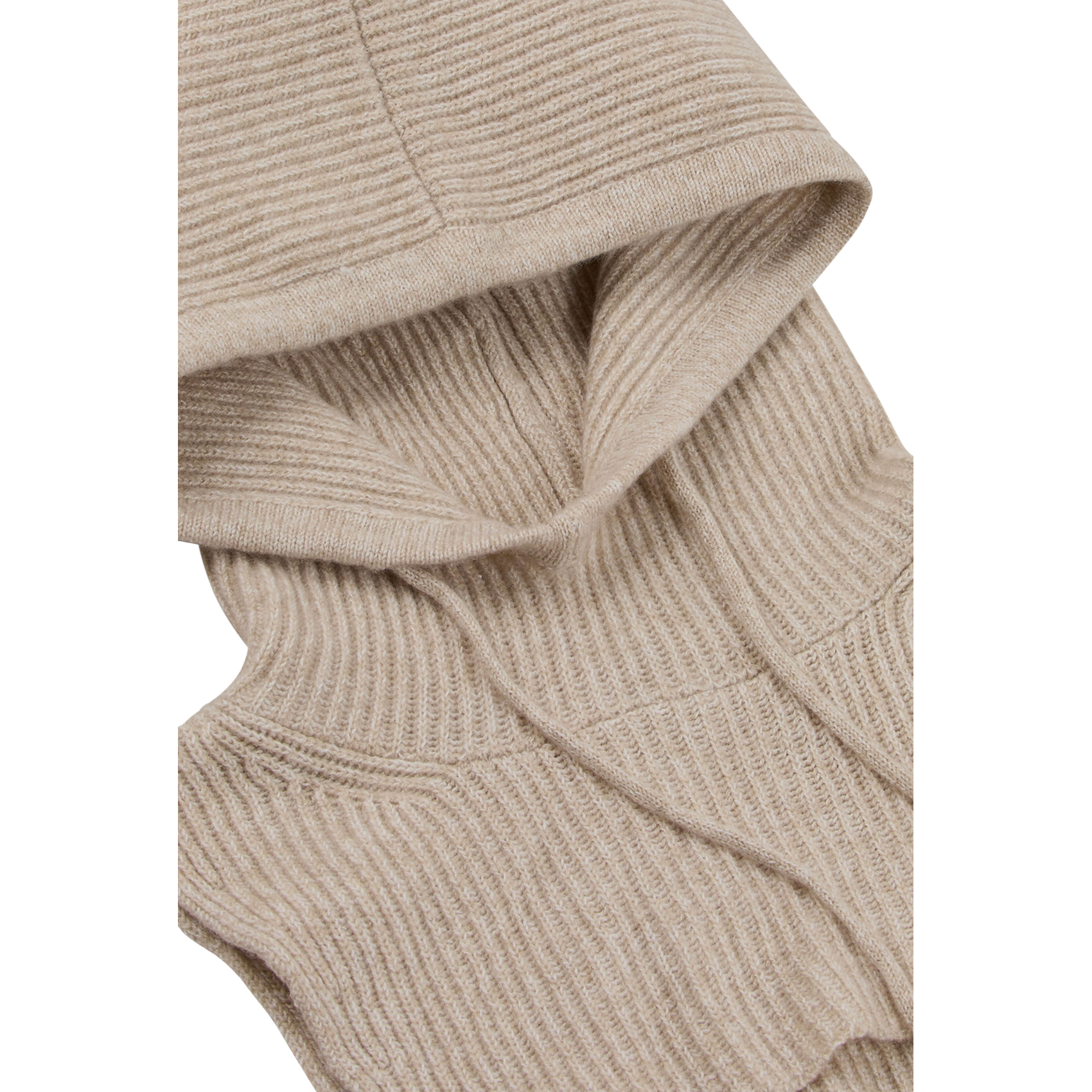 Col amovible en cachemire recyclé mélangé BA&SH Beige